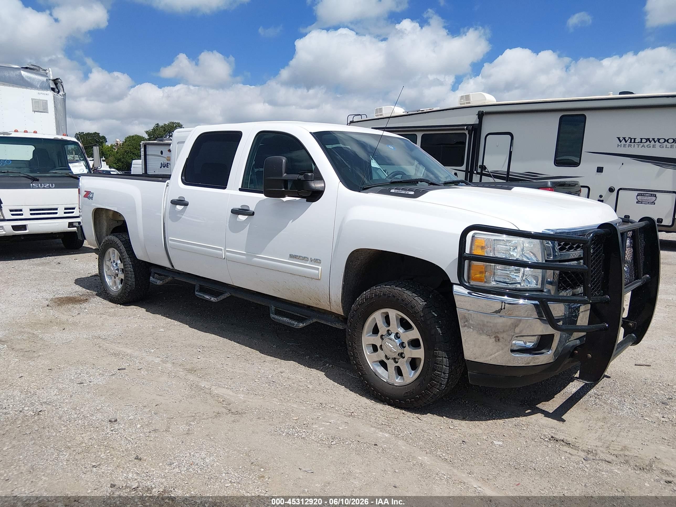 2014 Chevrolet Silverado 2500hd Lt White vin: 1GC1KXCG8EF171406