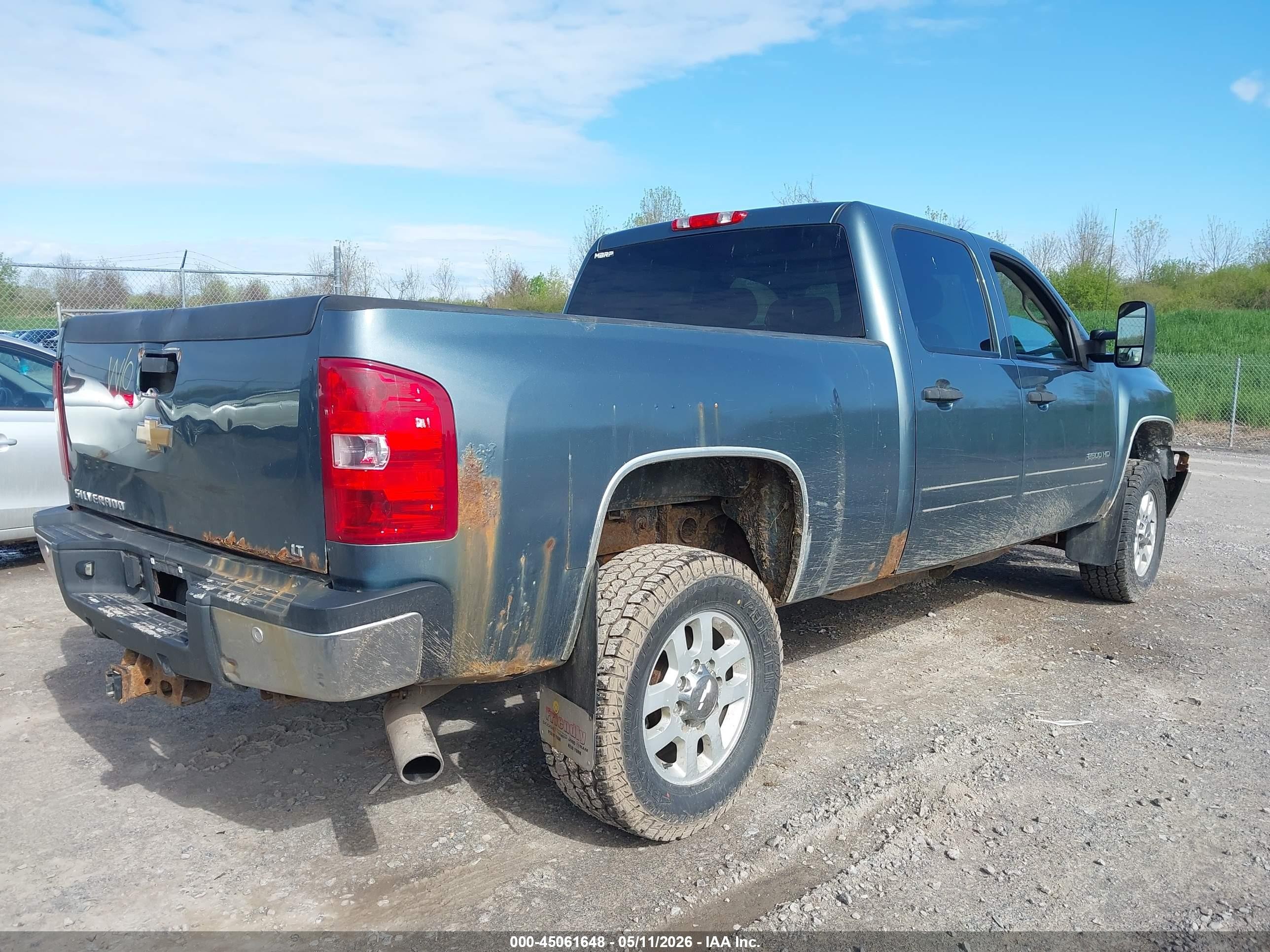 2011 Chevrolet Silverado 2500hd Lt Blue vin: 1GC1KXCG9BF231740