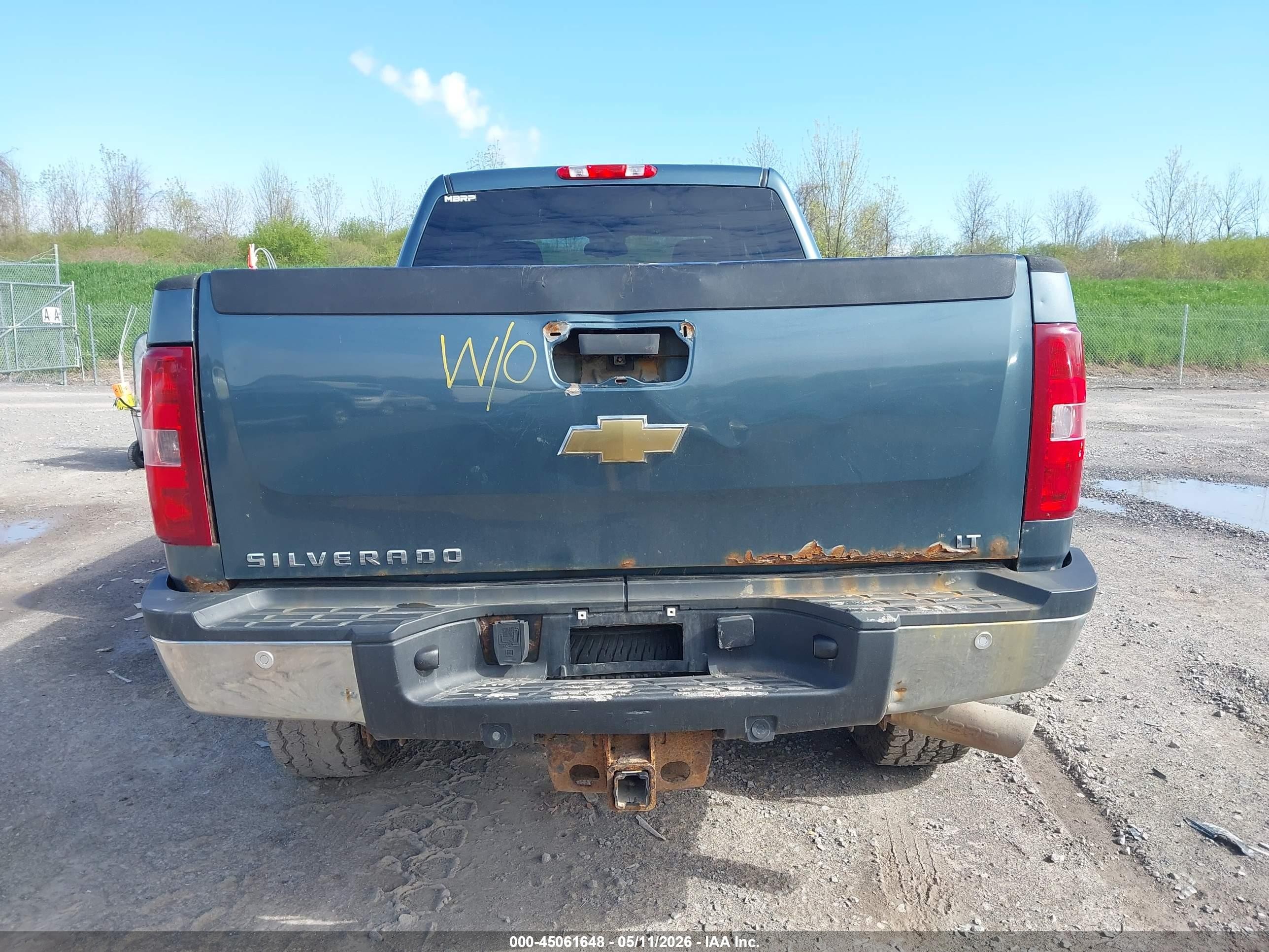 2011 Chevrolet Silverado 2500hd Lt Blue vin: 1GC1KXCG9BF231740