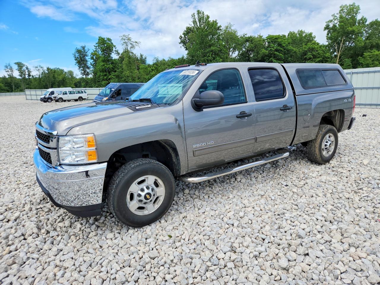 2014 Chevrolet Silverado K2500 Heavy Duty Lt Silver vin: 1GC1KXCG9EF149592