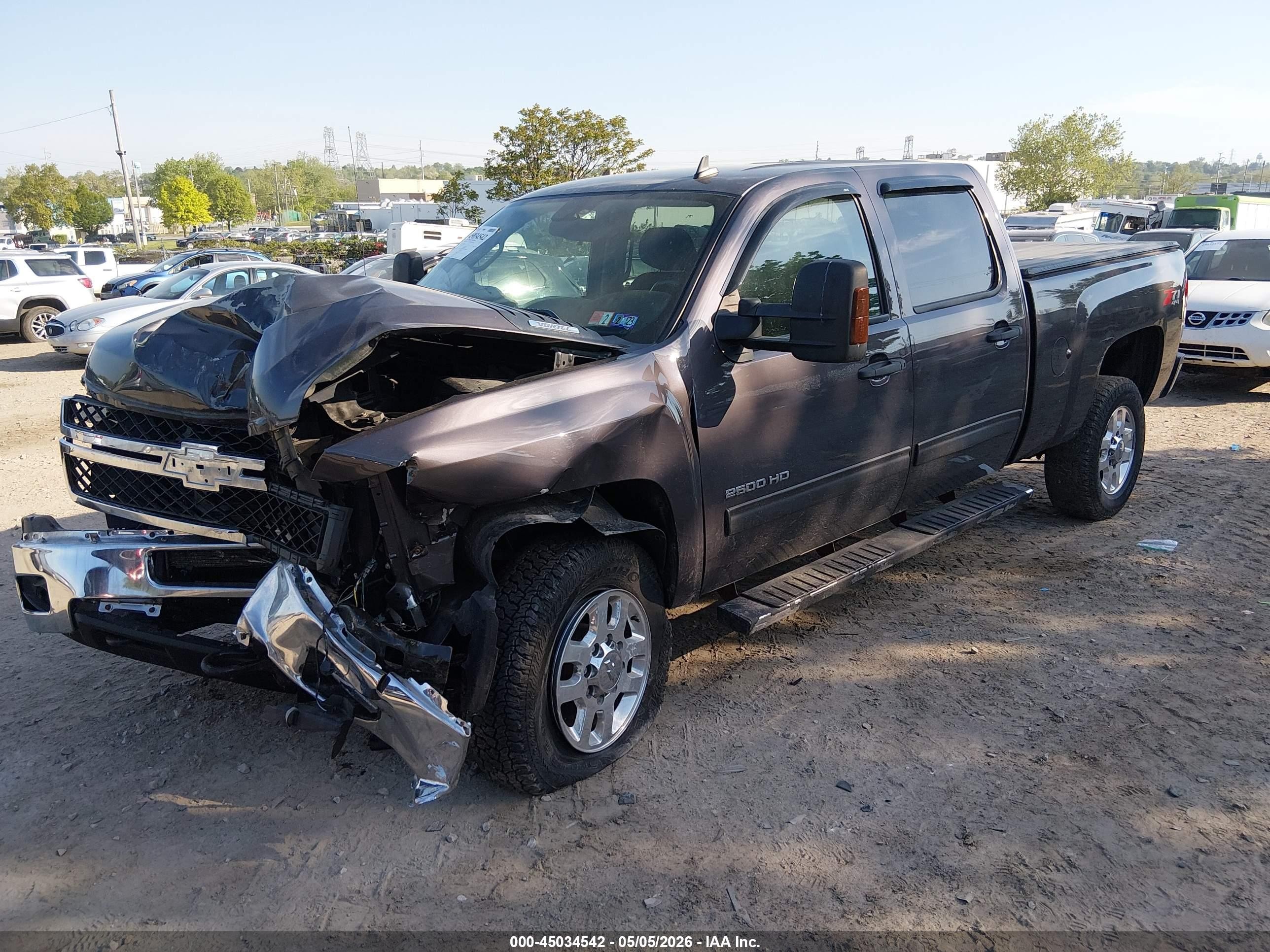 2011 Chevrolet Silverado 2500hd Lt Серый vin: 1GC1KXCGXBF241516