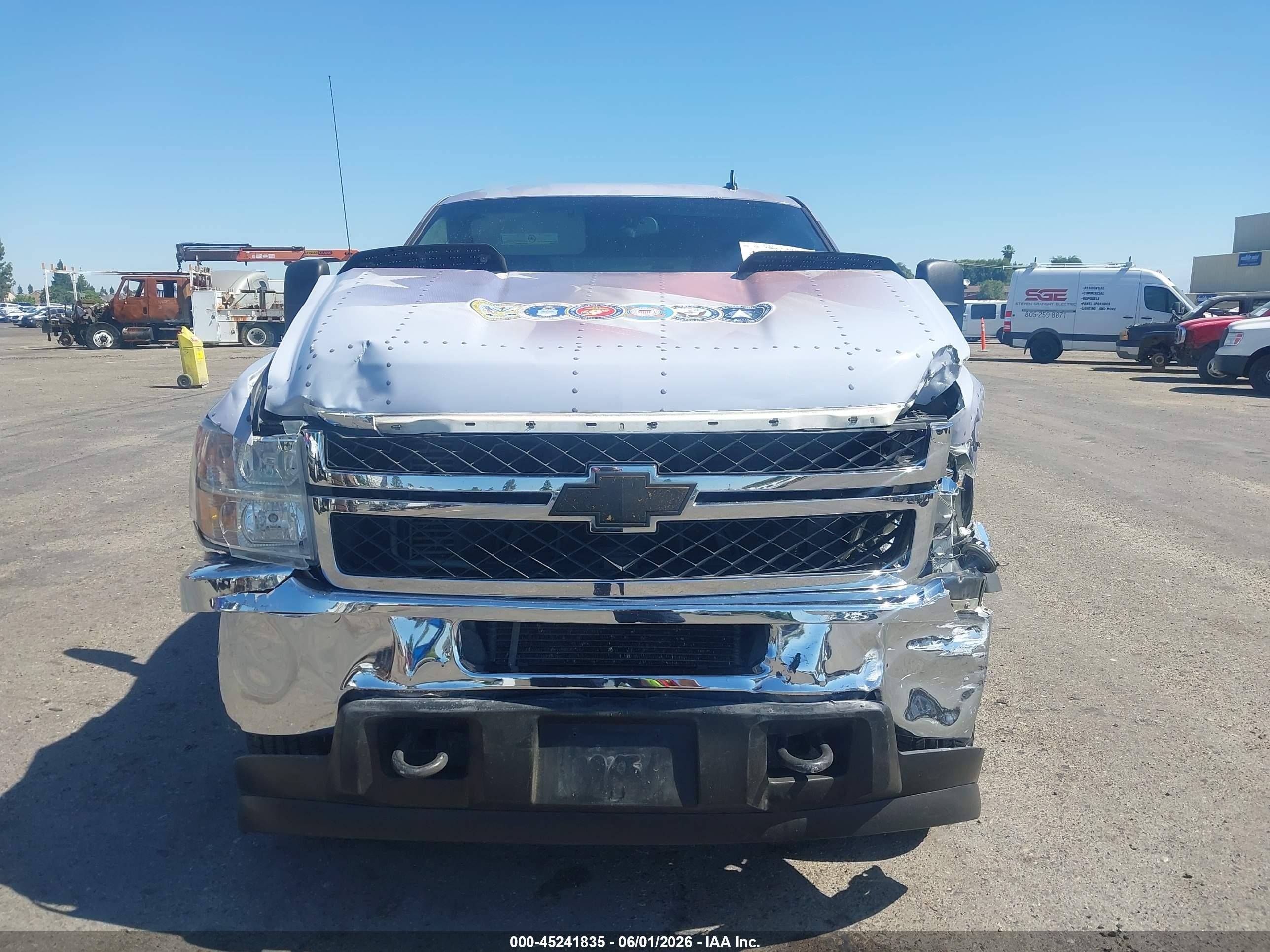 2014 Chevrolet Silverado 2500hd Lt Gray vin: 1GC1KXE80EF134078