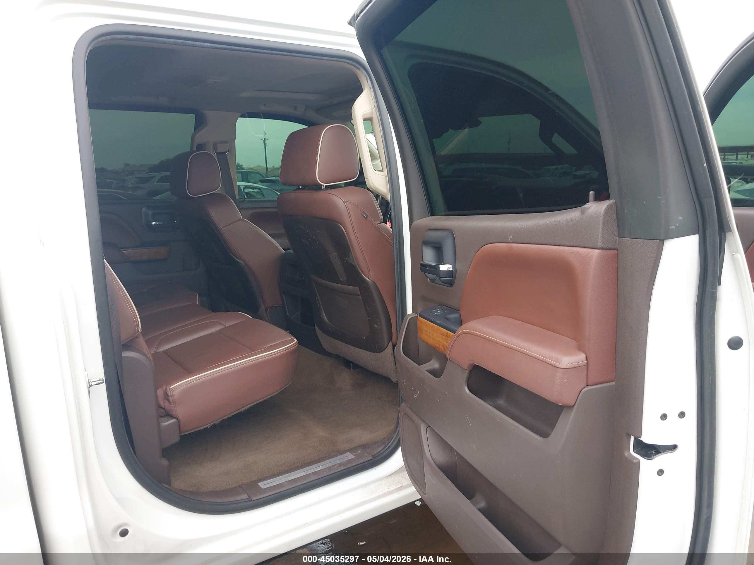 2015 Chevrolet Silverado 2500hd High Country White vin: 1GC1KXE81FF595775