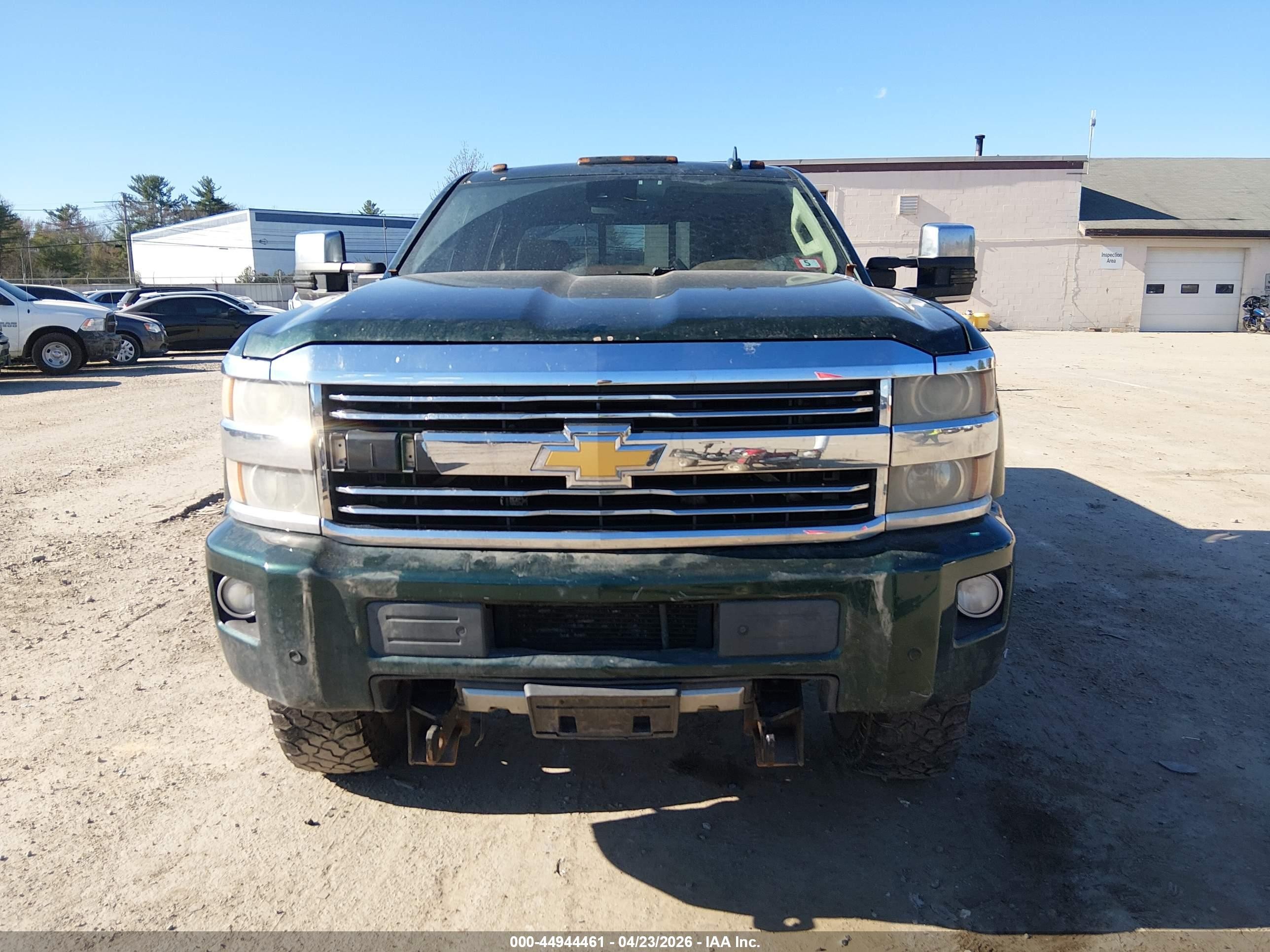 2015 Chevrolet Silverado 2500hd High Country Green vin: 1GC1KXE83FF516820