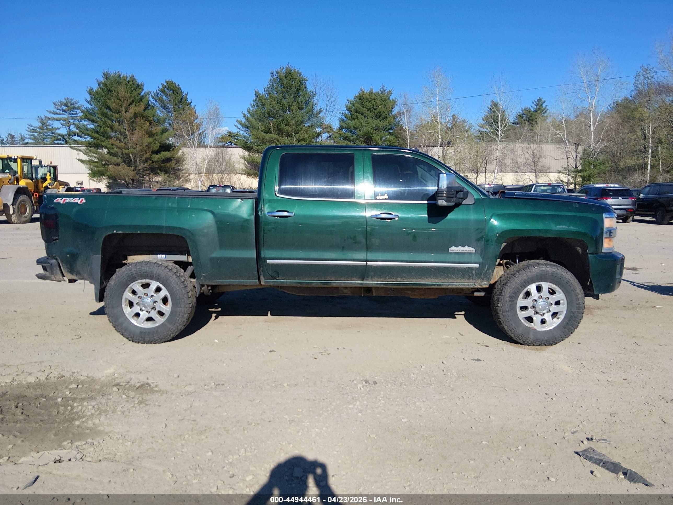 2015 Chevrolet Silverado 2500hd High Country Green vin: 1GC1KXE83FF516820
