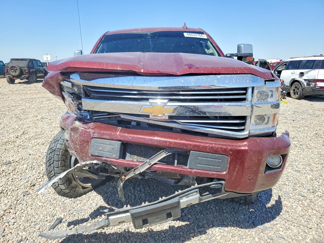 2015 Chevrolet Silverado K2500 High Country Maroon vin: 1GC1KXE83FF543211