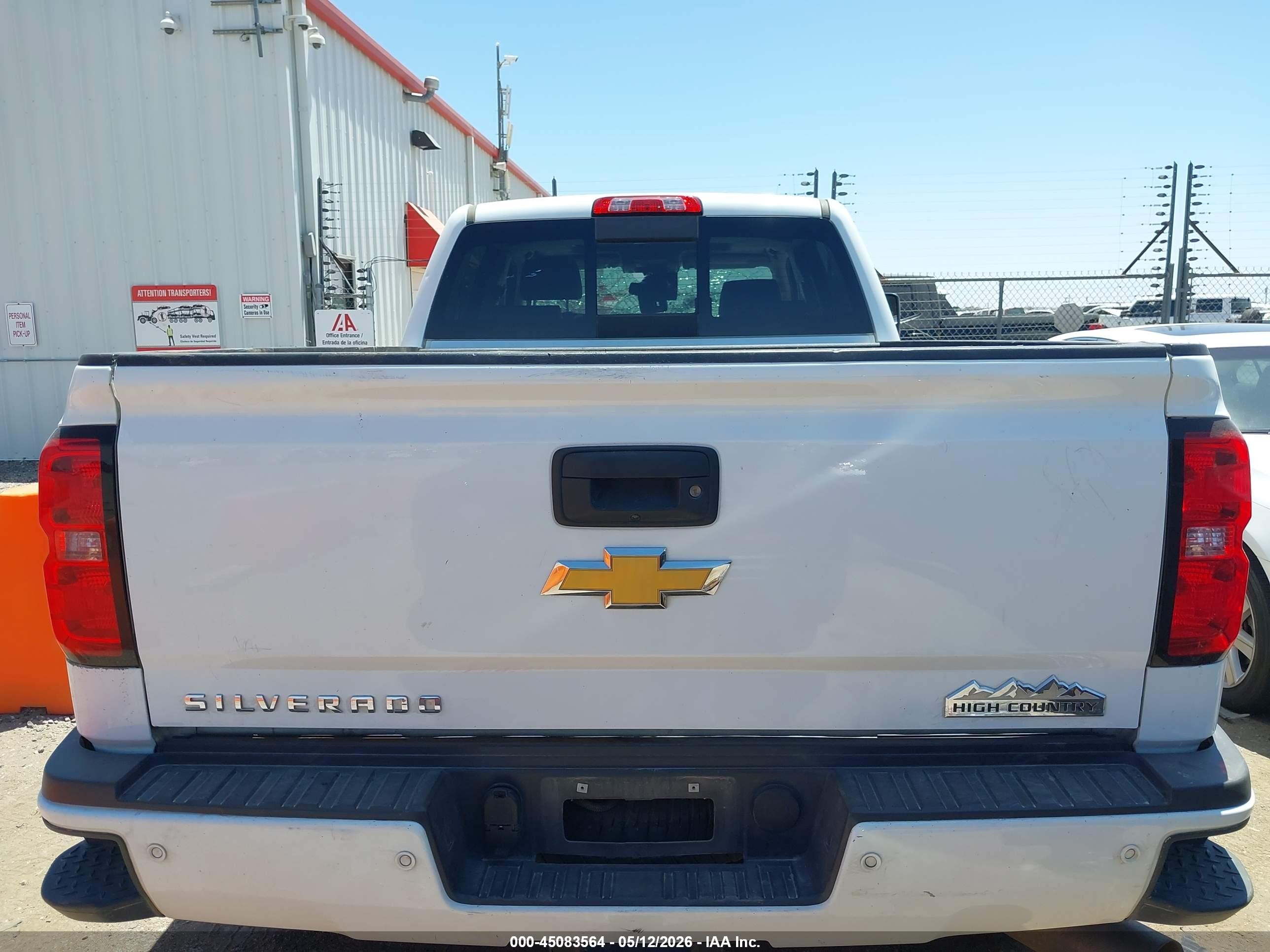 2016 Chevrolet Silverado 2500hd High Country White vin: 1GC1KXE83GF252497