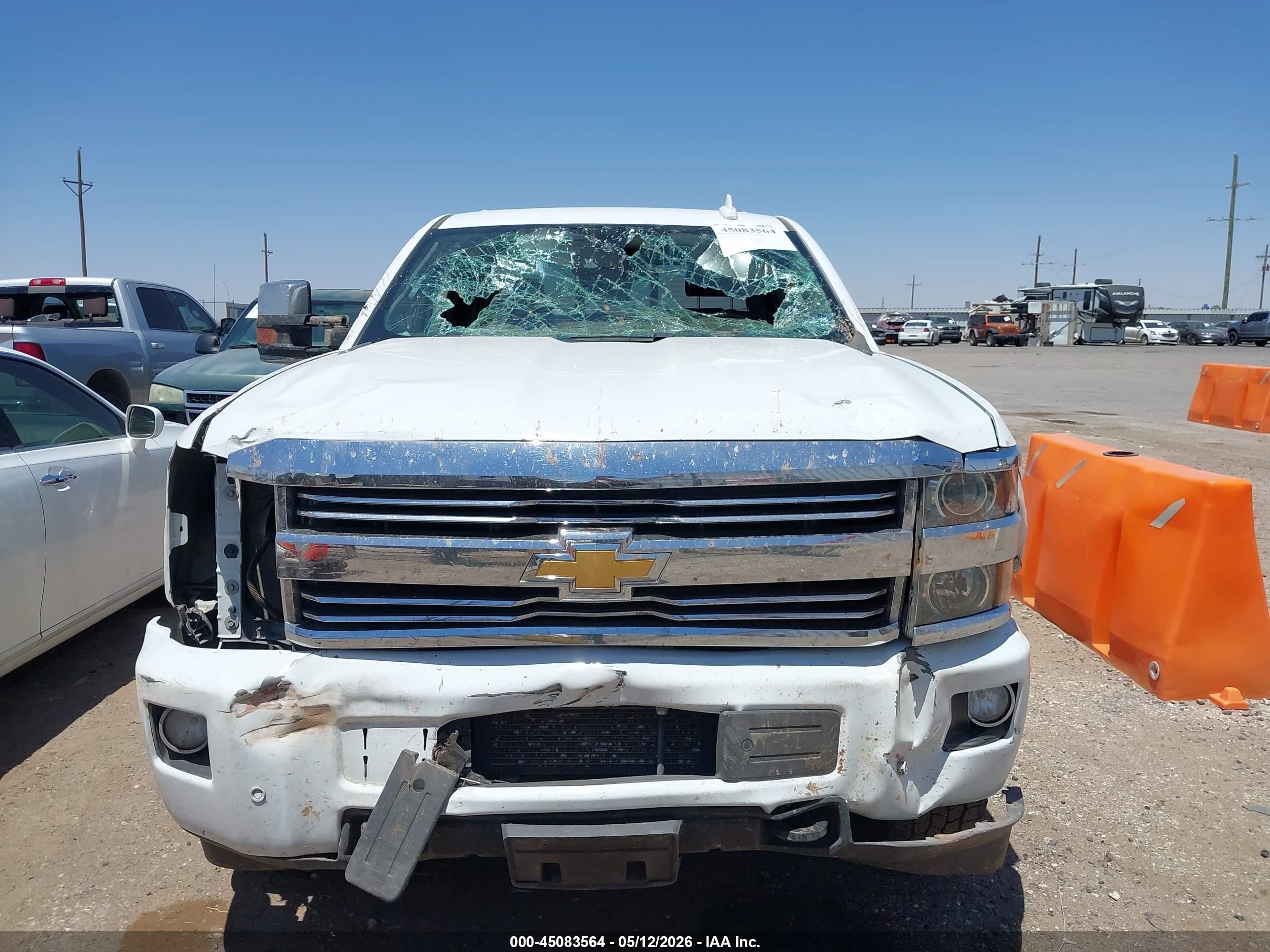 2016 Chevrolet Silverado 2500hd High Country White vin: 1GC1KXE83GF252497