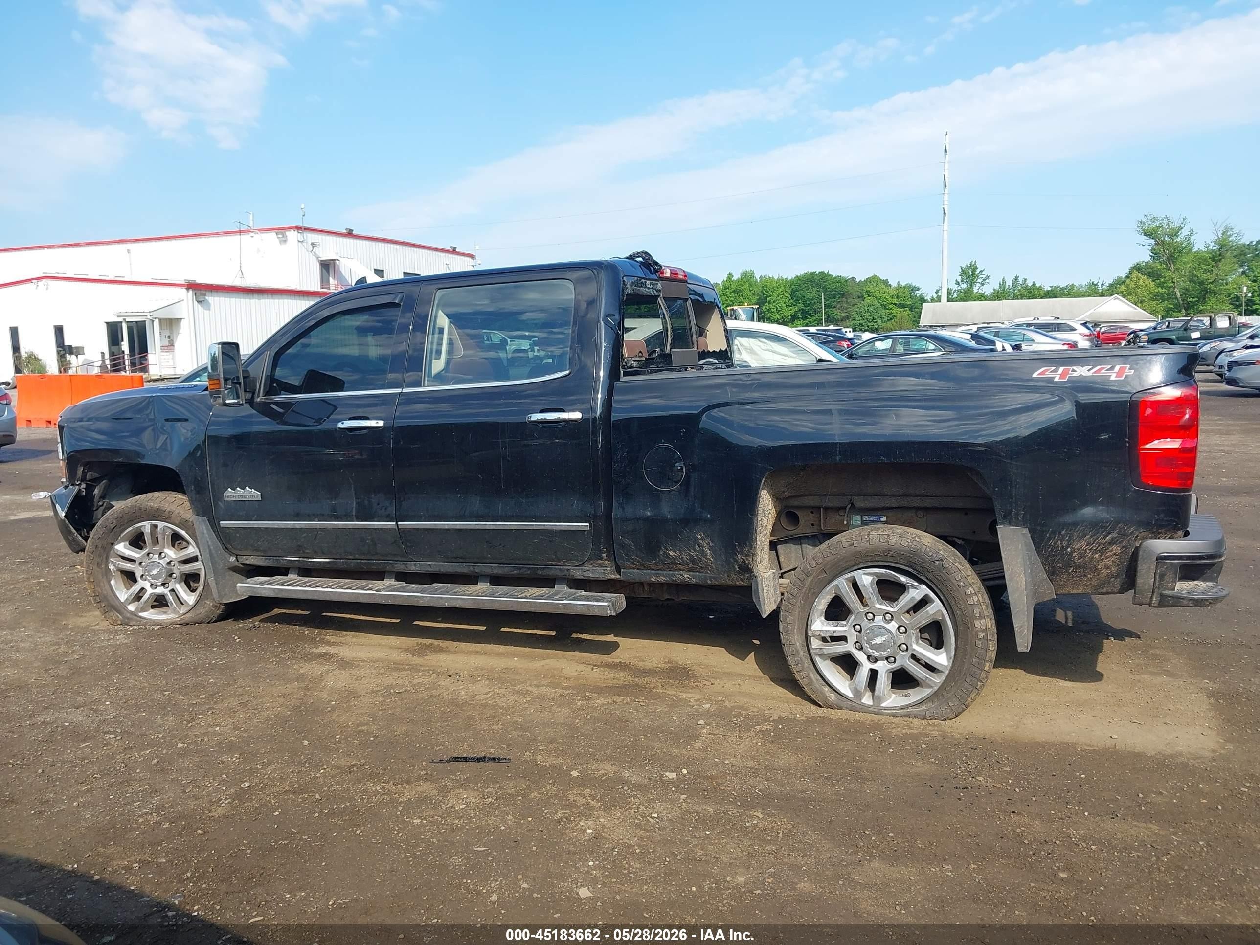 2015 Chevrolet Silverado 2500hd High Country Black vin: 1GC1KXE87FF596039