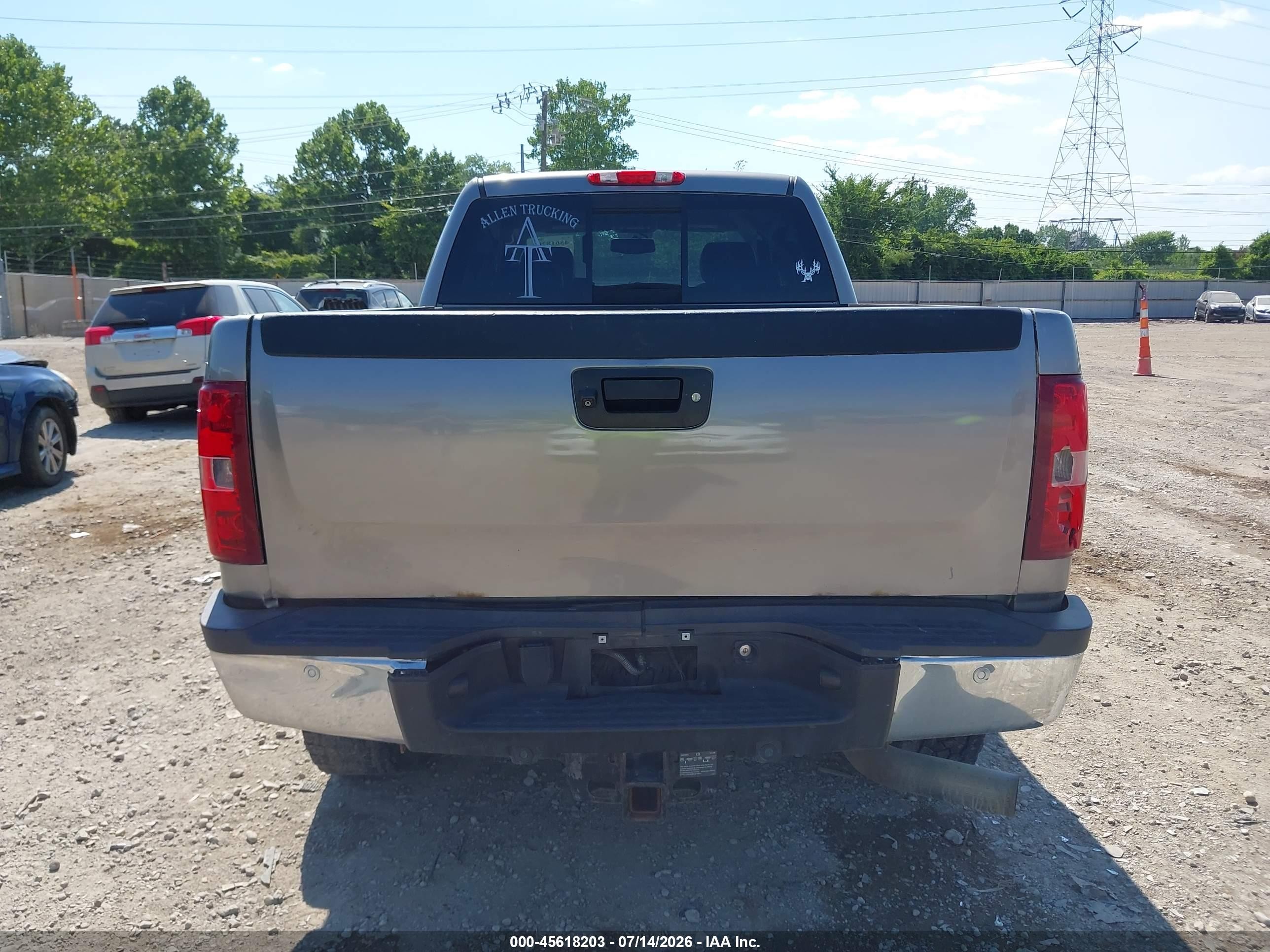 2013 Chevrolet Silverado 2500hd Lt Gray vin: 1GC1KXE8XDF143496