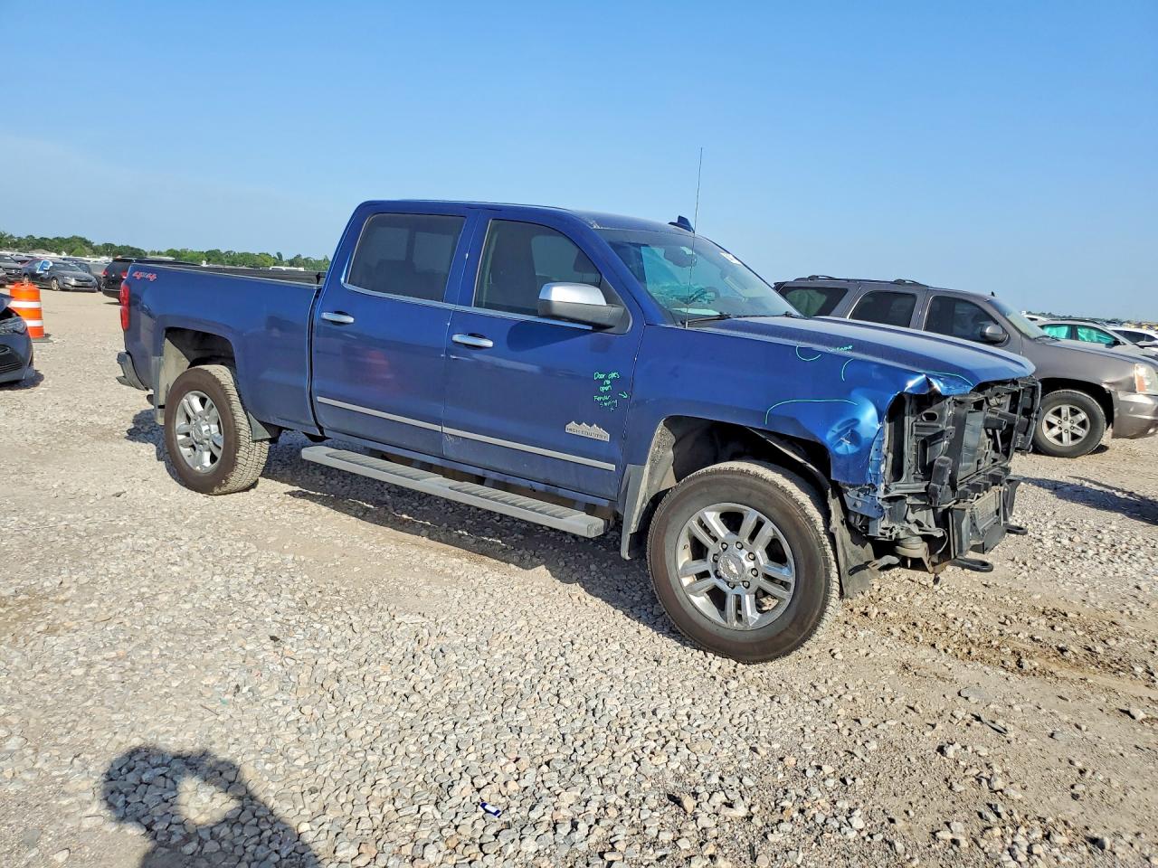 2015 Chevrolet Silverado K2500 High Country Синий vin: 1GC1KXEG0FF545795