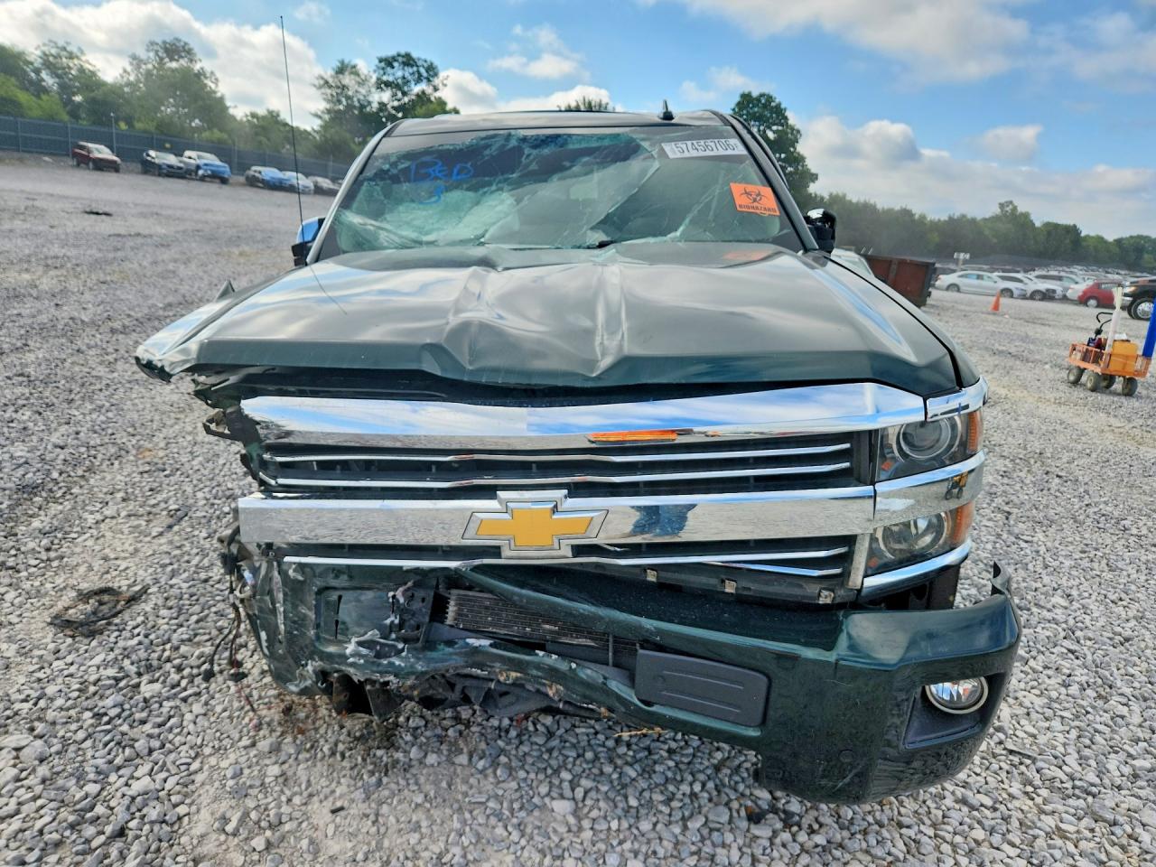 2015 Chevrolet Silverado K2500 High Country Green vin: 1GC1KXEG6FF527902