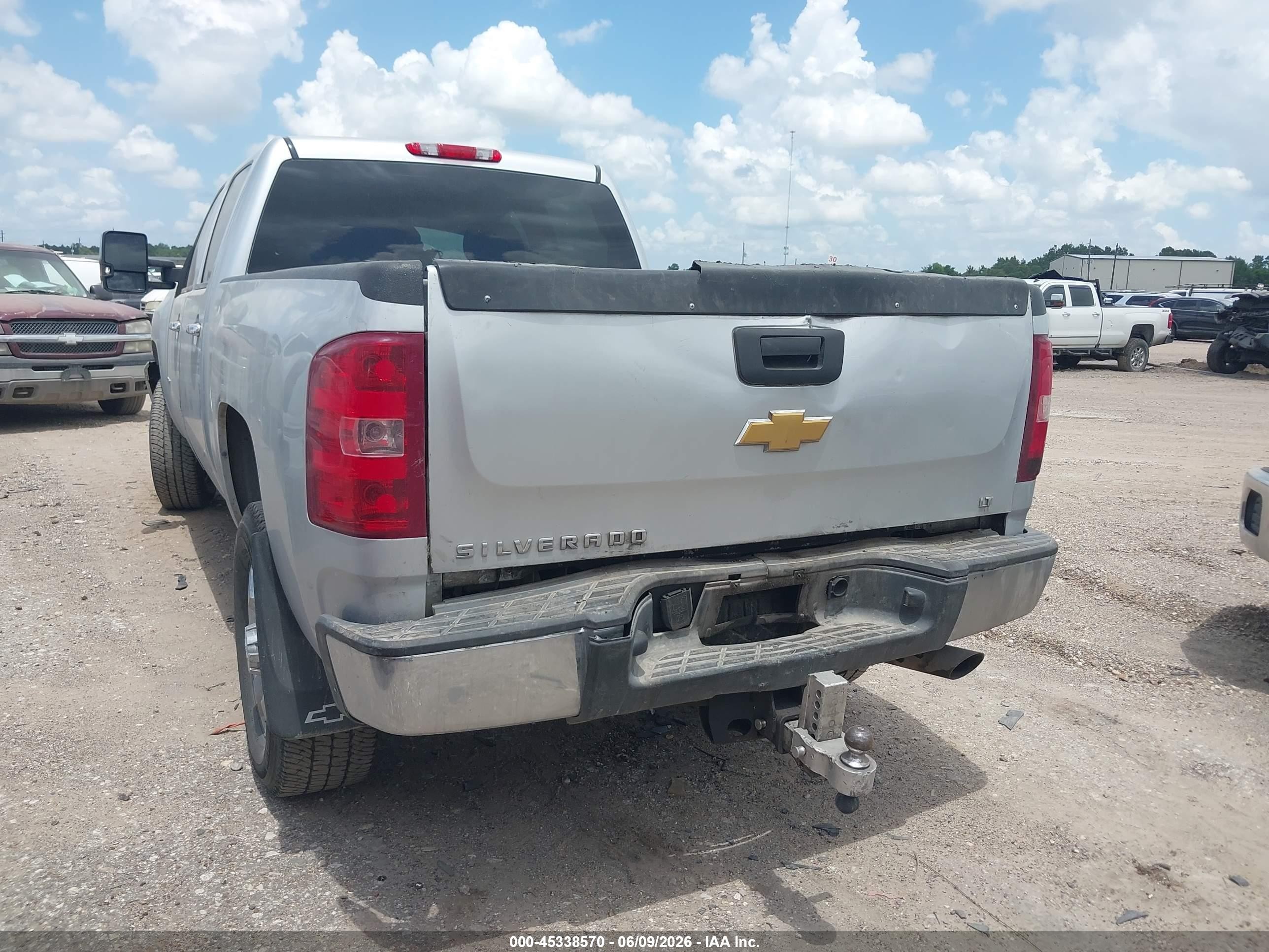2014 Chevrolet Silverado 2500hd Lt Silver vin: 1GC1KXEG7EF157820