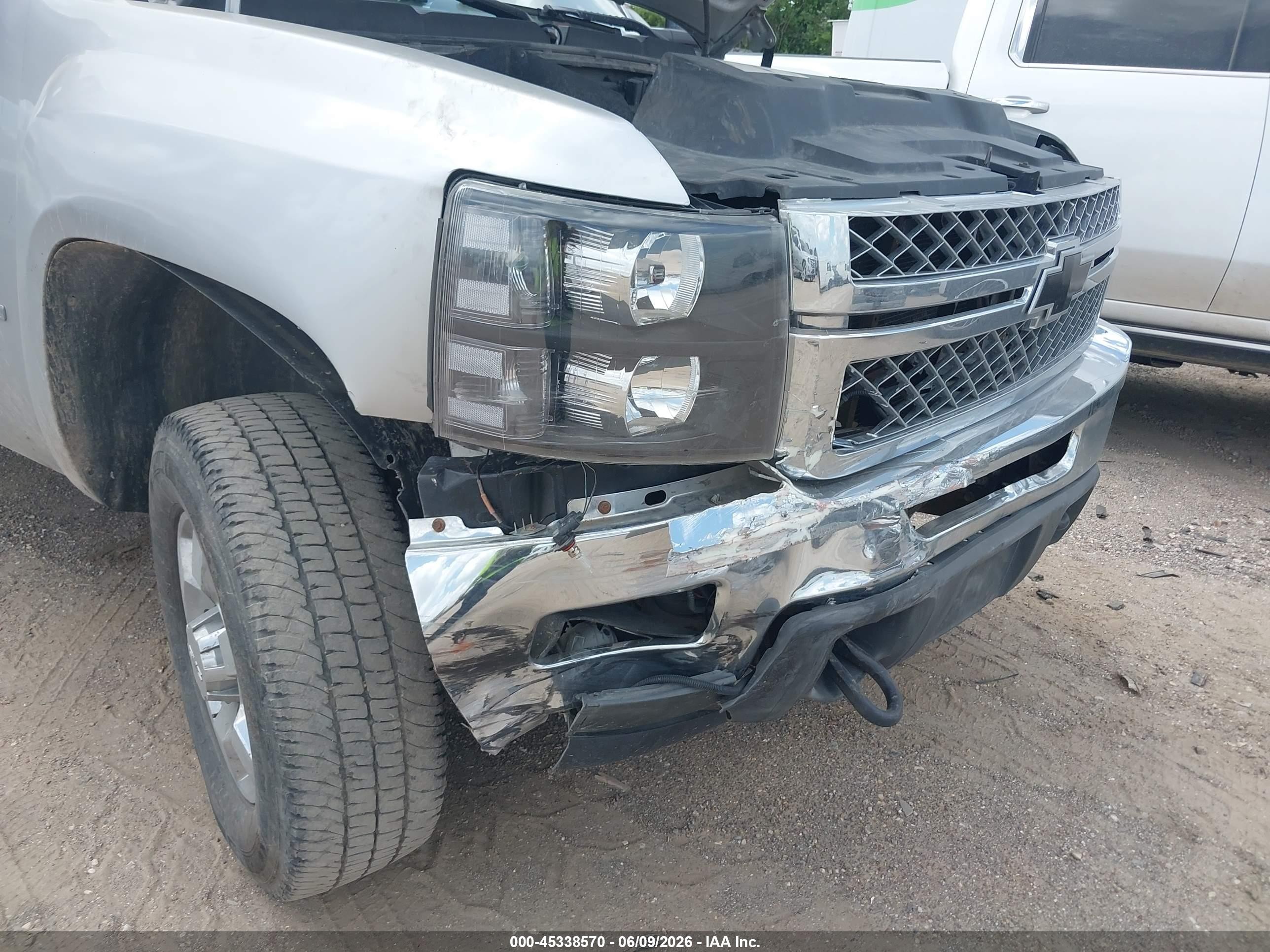 2014 Chevrolet Silverado 2500hd Lt Silver vin: 1GC1KXEG7EF157820