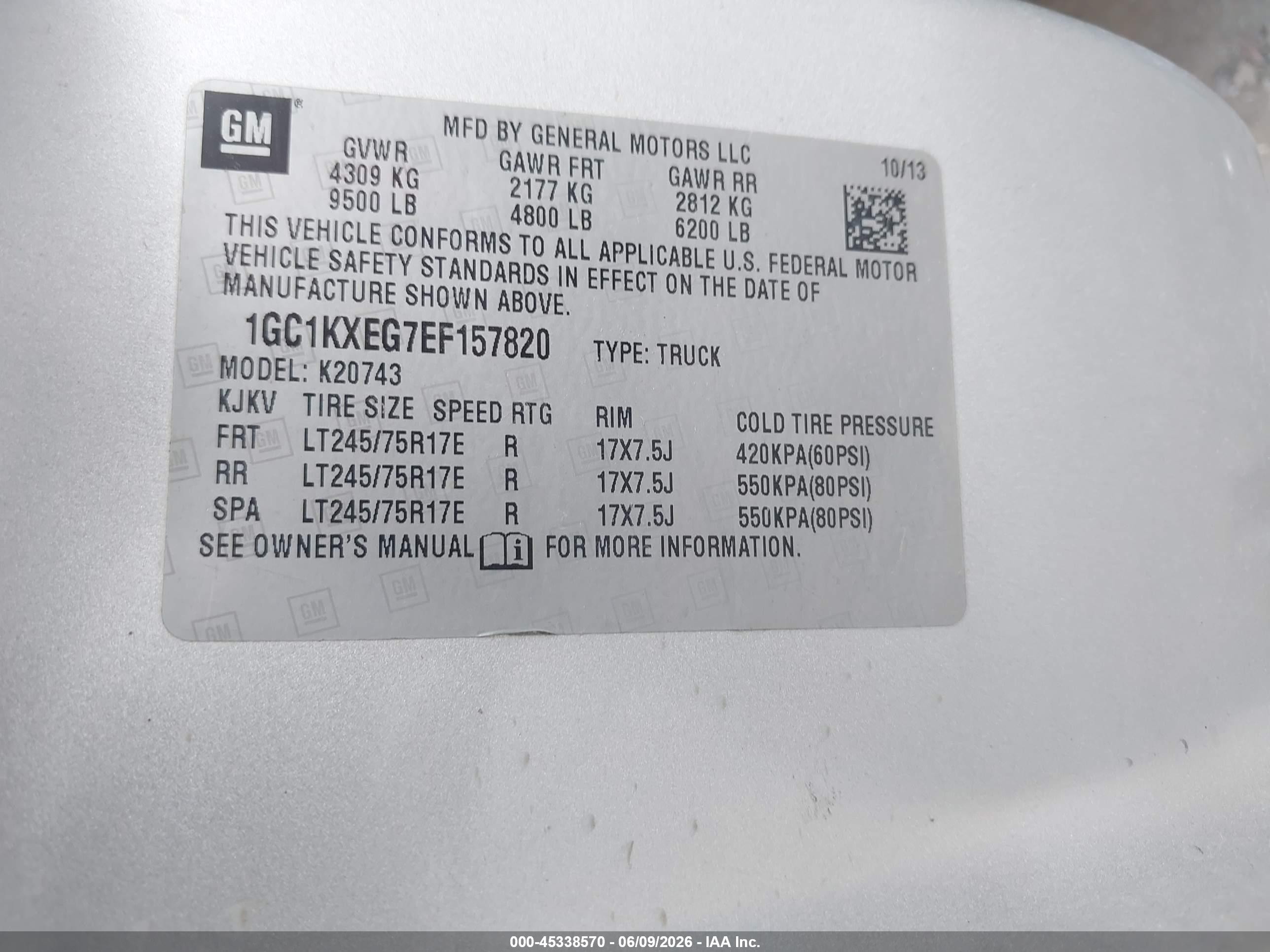 2014 Chevrolet Silverado 2500hd Lt Silver vin: 1GC1KXEG7EF157820