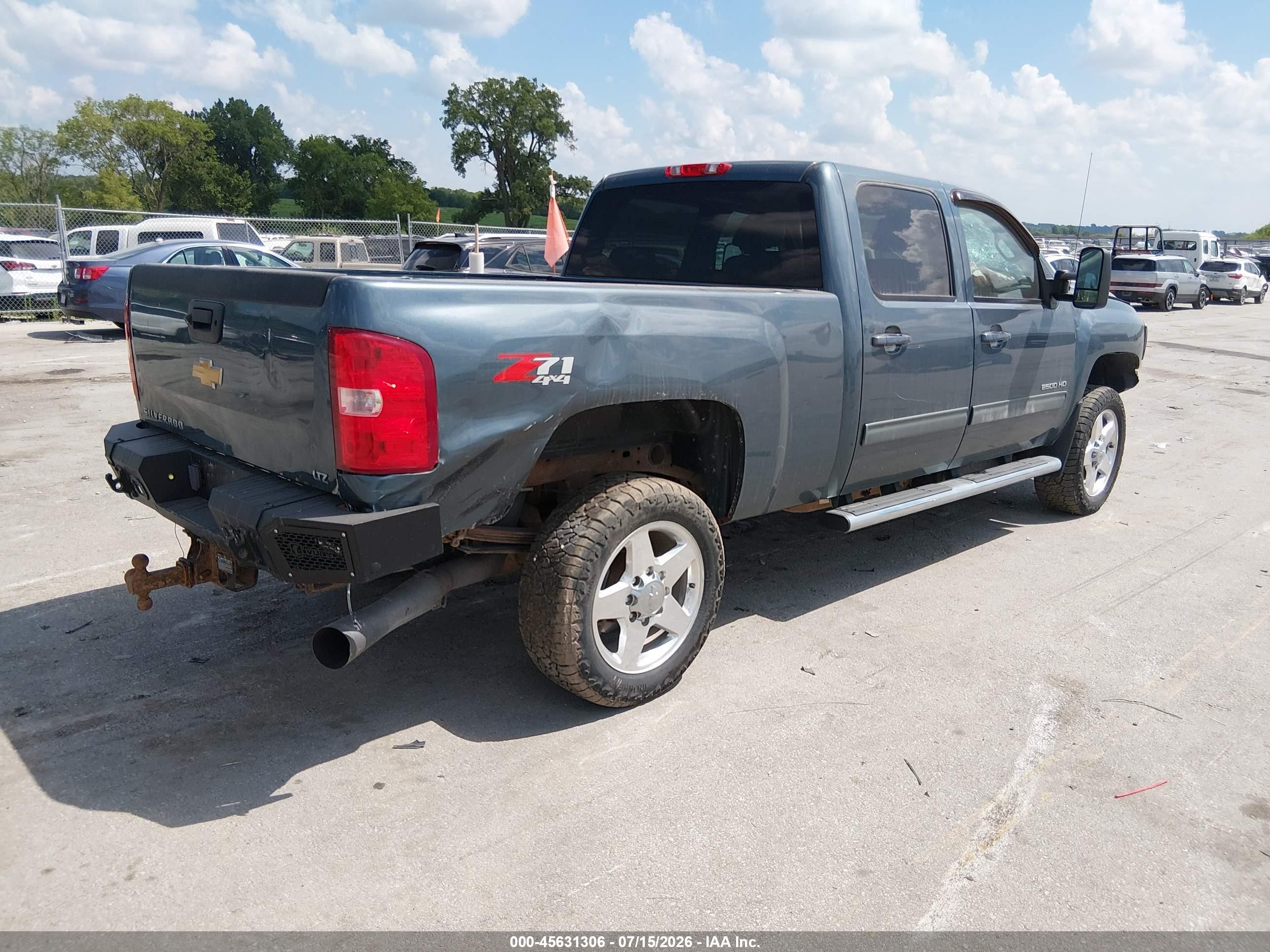 2013 Chevrolet Silverado 2500hd Ltz Синий vin: 1GC1KYC80DF205206