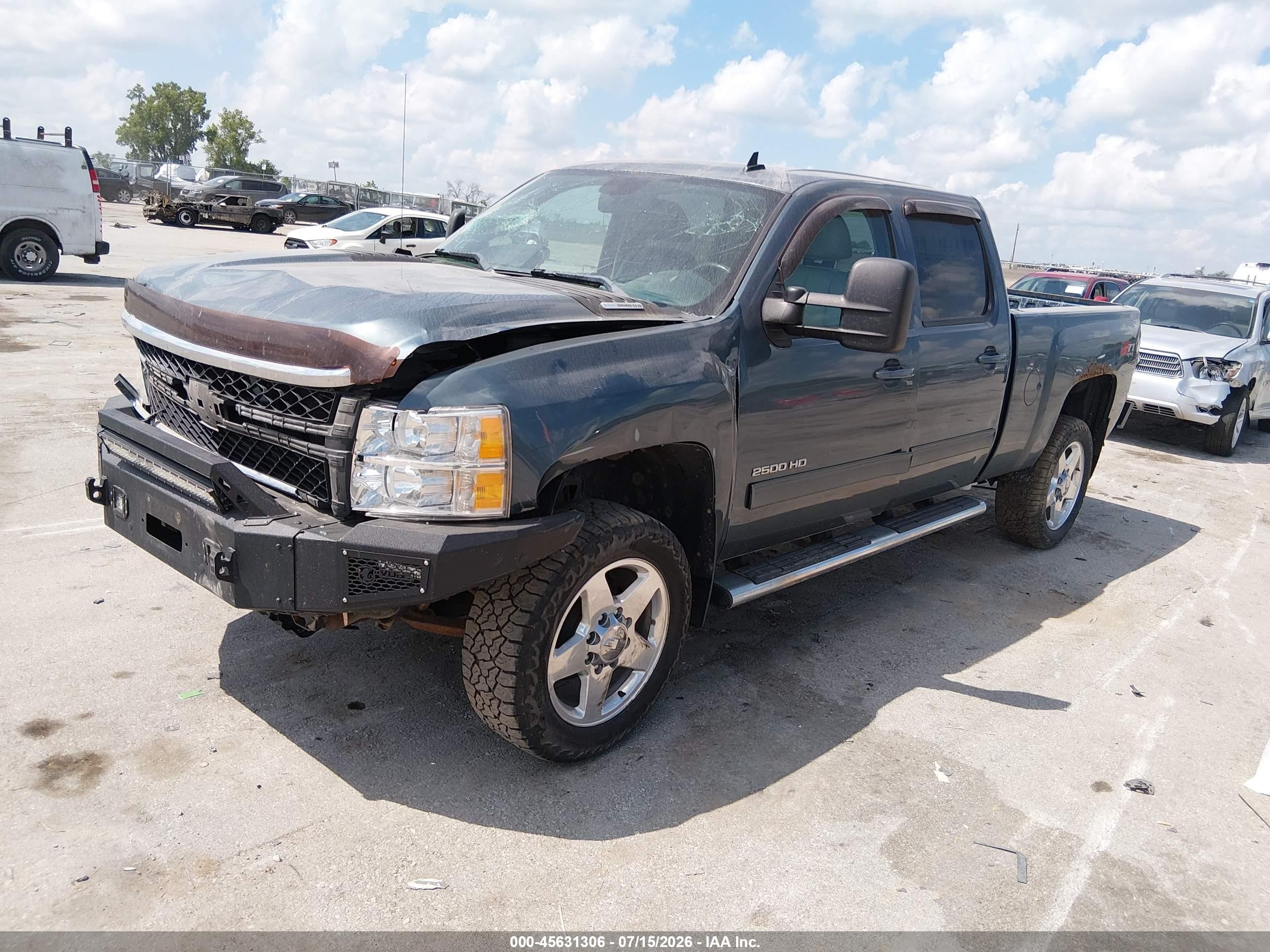2013 Chevrolet Silverado 2500hd Ltz Синий vin: 1GC1KYC80DF205206