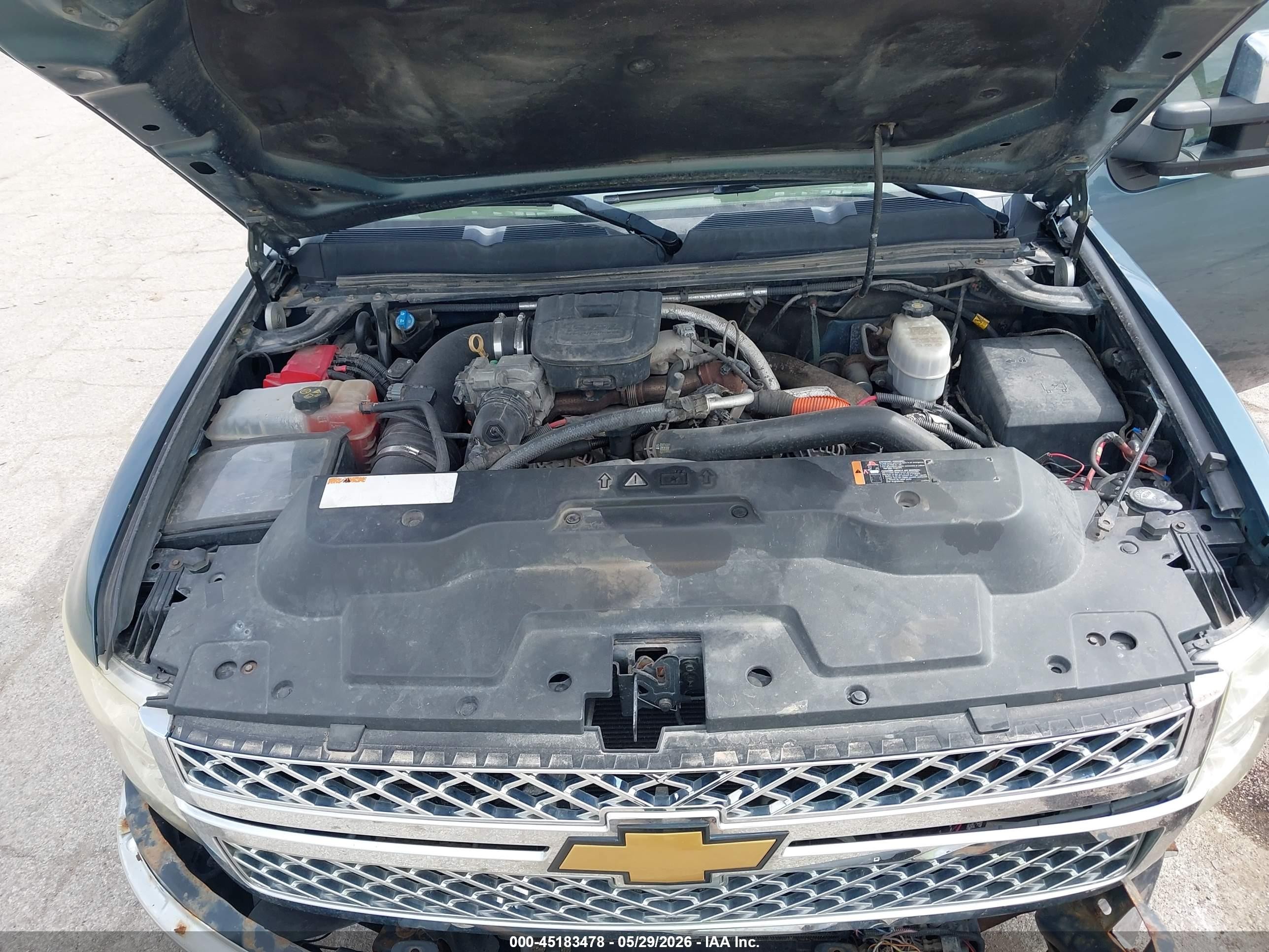 2011 Chevrolet Silverado 2500hd Ltz Blue vin: 1GC1KYC82BF120722