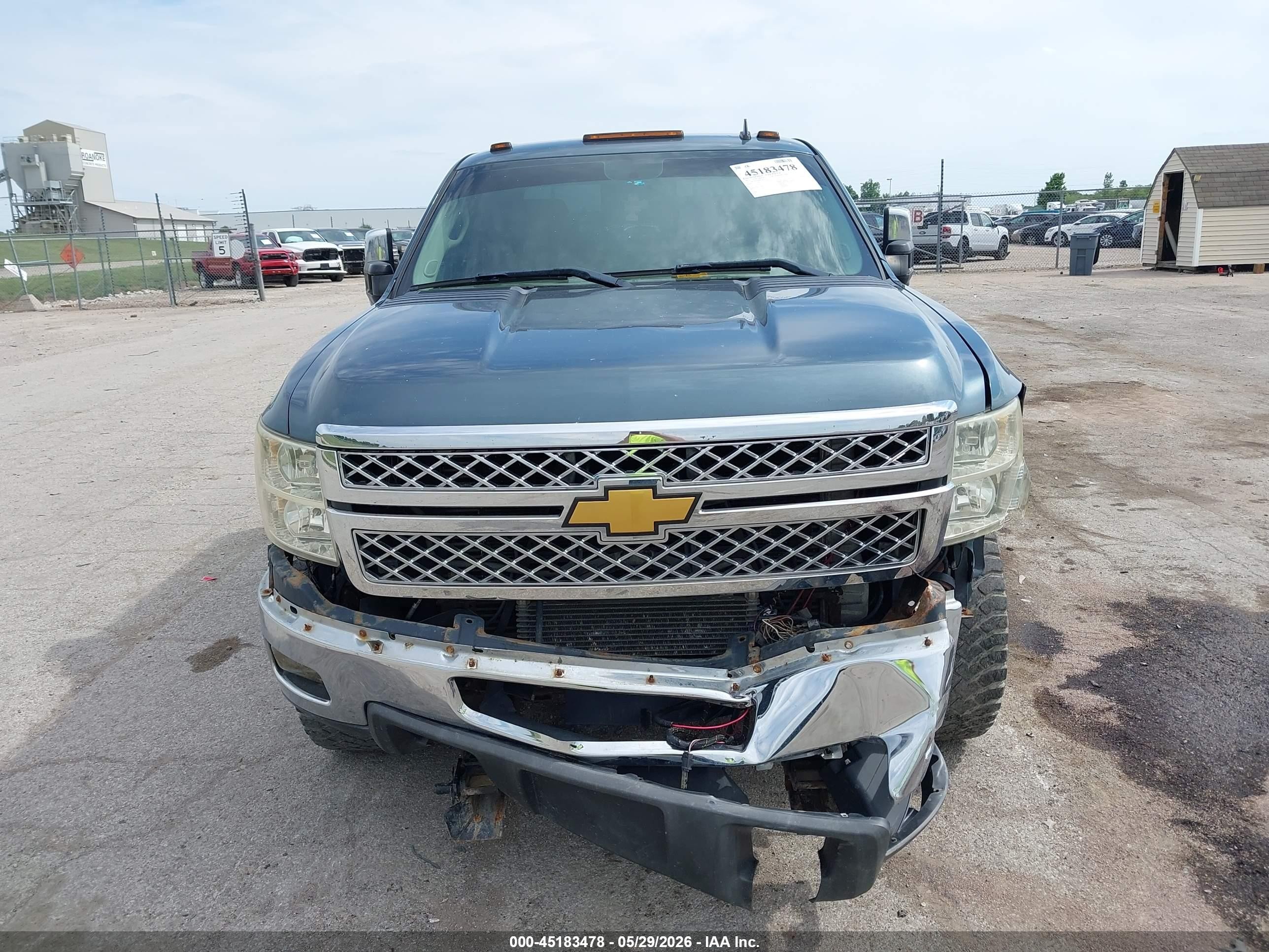 2011 Chevrolet Silverado 2500hd Ltz Blue vin: 1GC1KYC82BF120722