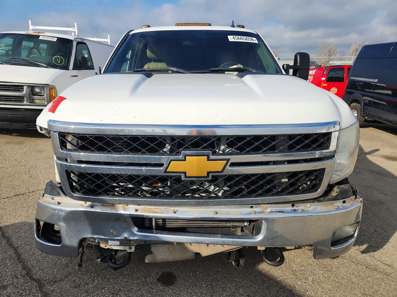 2012 Chevrolet Silverado K2500 Heavy Duty Ltz White vin: 1GC1KYC85CF129433