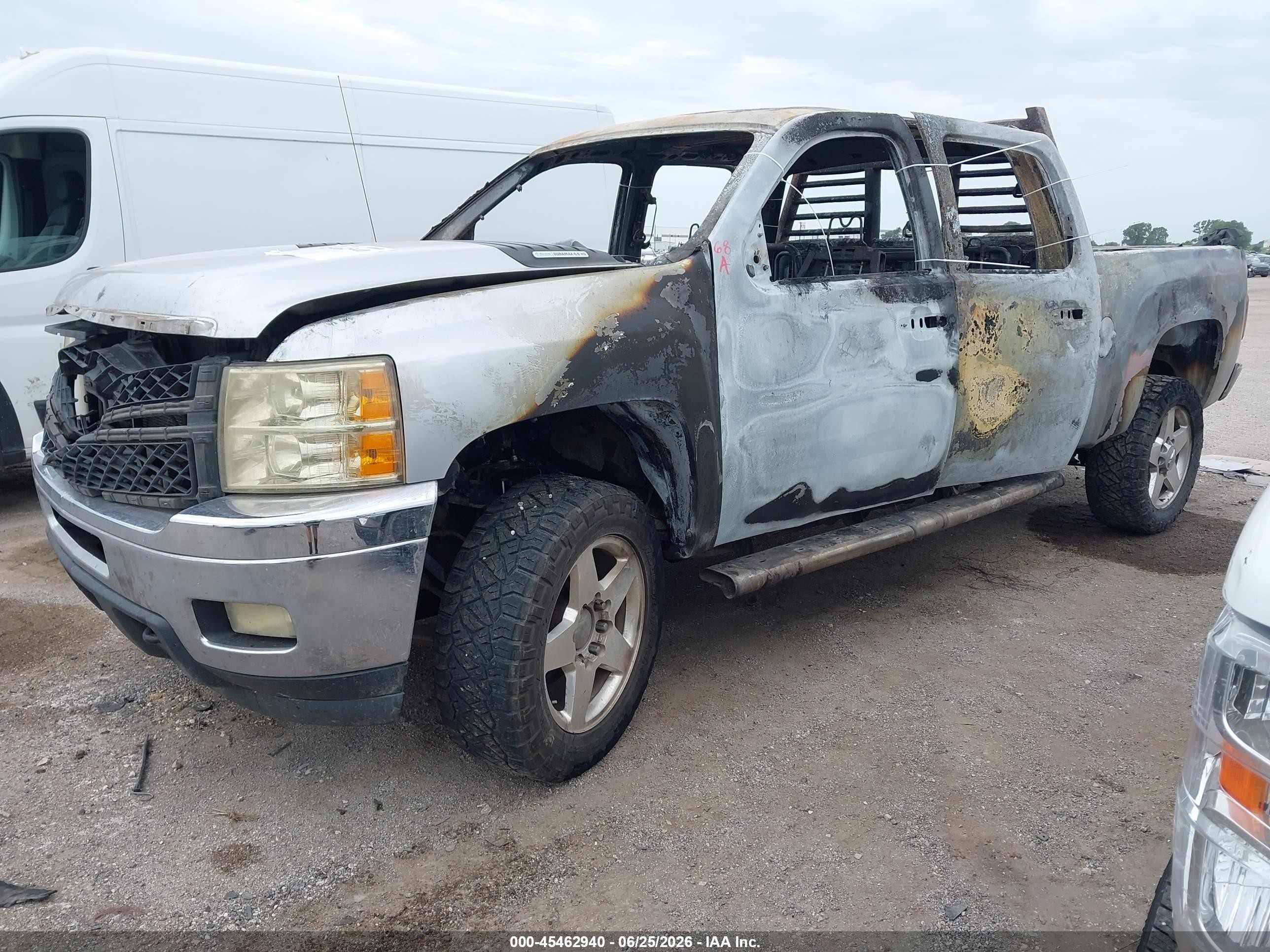 2011 Chevrolet Silverado 2500hd Ltz Silver vin: 1GC1KYC87BF148130