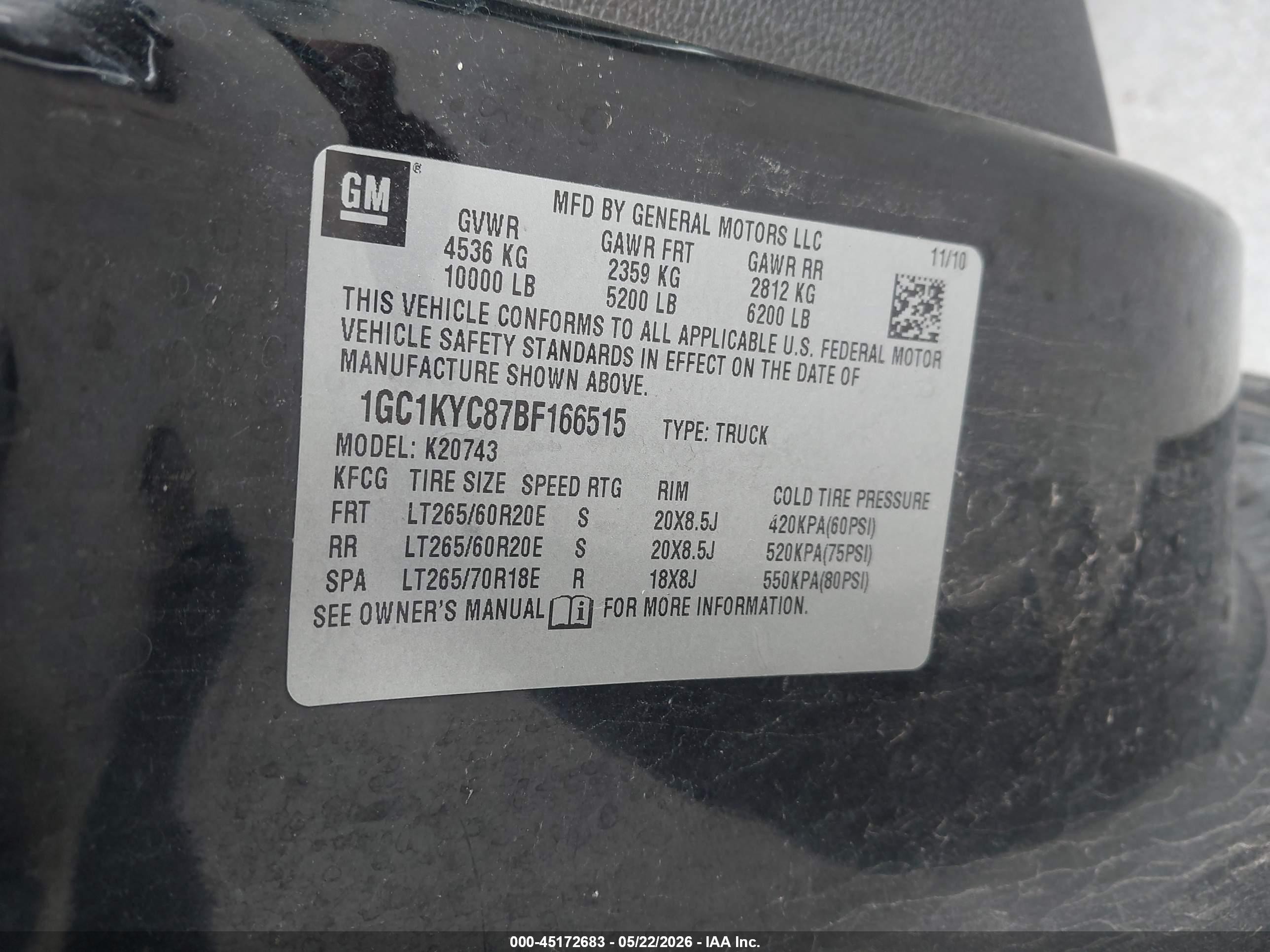 2011 Chevrolet Silverado 2500hd Ltz Black vin: 1GC1KYC87BF166515