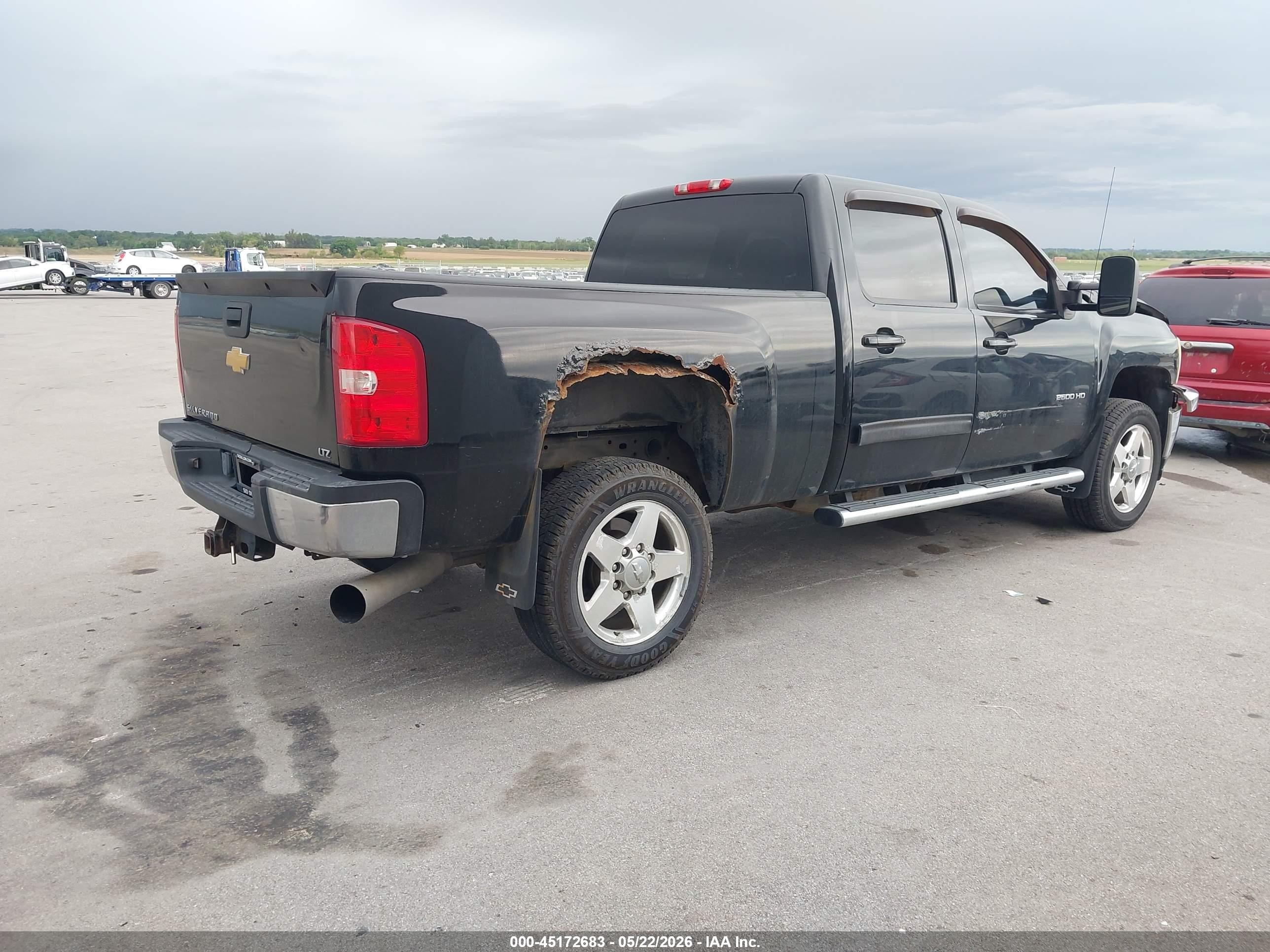 2011 Chevrolet Silverado 2500hd Ltz Black vin: 1GC1KYC87BF166515
