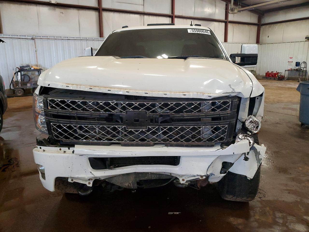 2013 Chevrolet Silverado K2500 Heavy Duty Ltz White vin: 1GC1KYC87DF156666