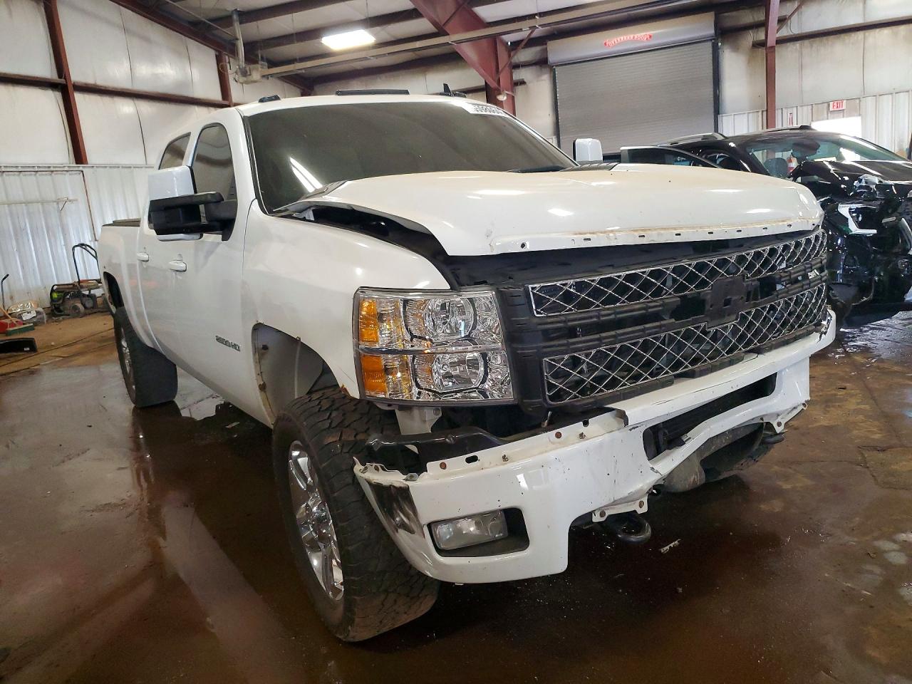 2013 Chevrolet Silverado K2500 Heavy Duty Ltz White vin: 1GC1KYC87DF156666