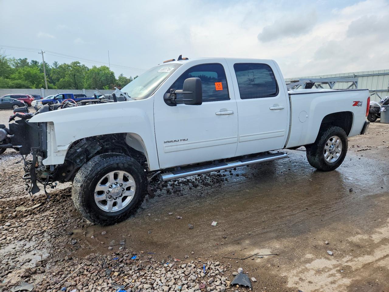 2013 Chevrolet Silverado K2500 Heavy Duty Ltz White vin: 1GC1KYC8XDF192500