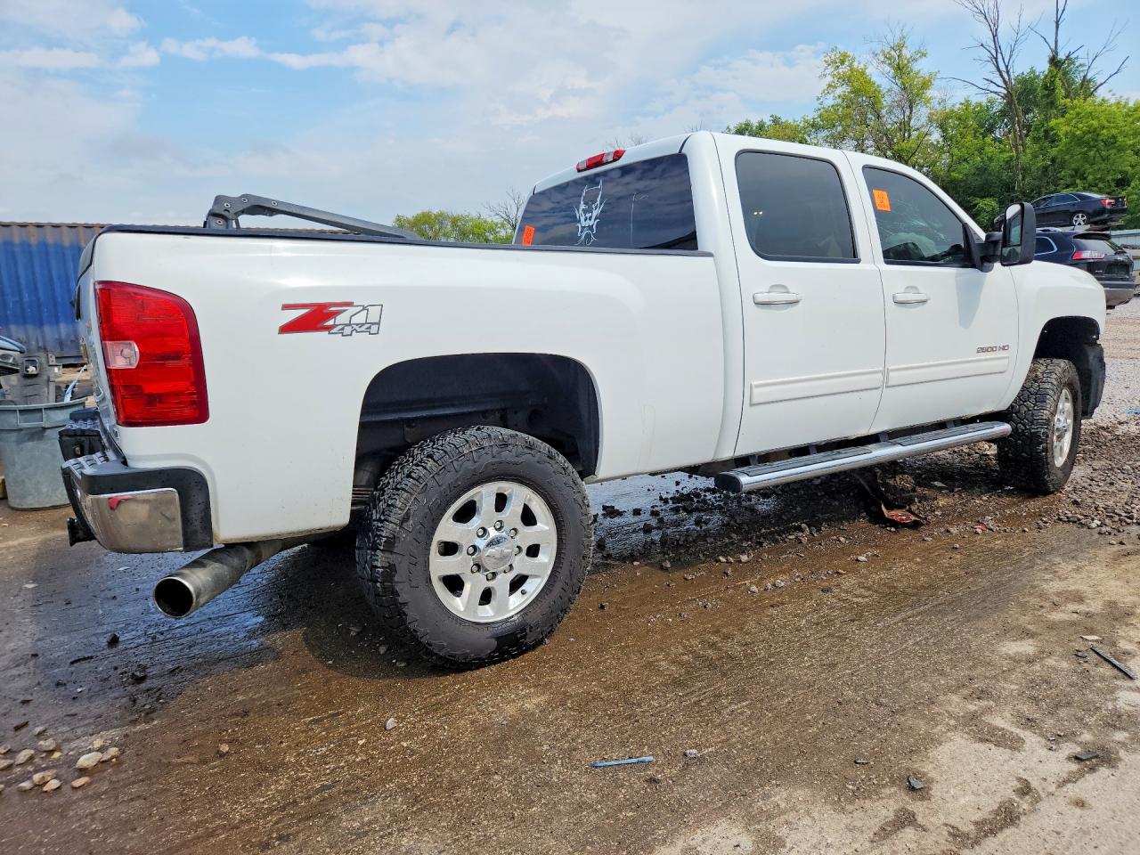 2013 Chevrolet Silverado K2500 Heavy Duty Ltz White vin: 1GC1KYC8XDF192500