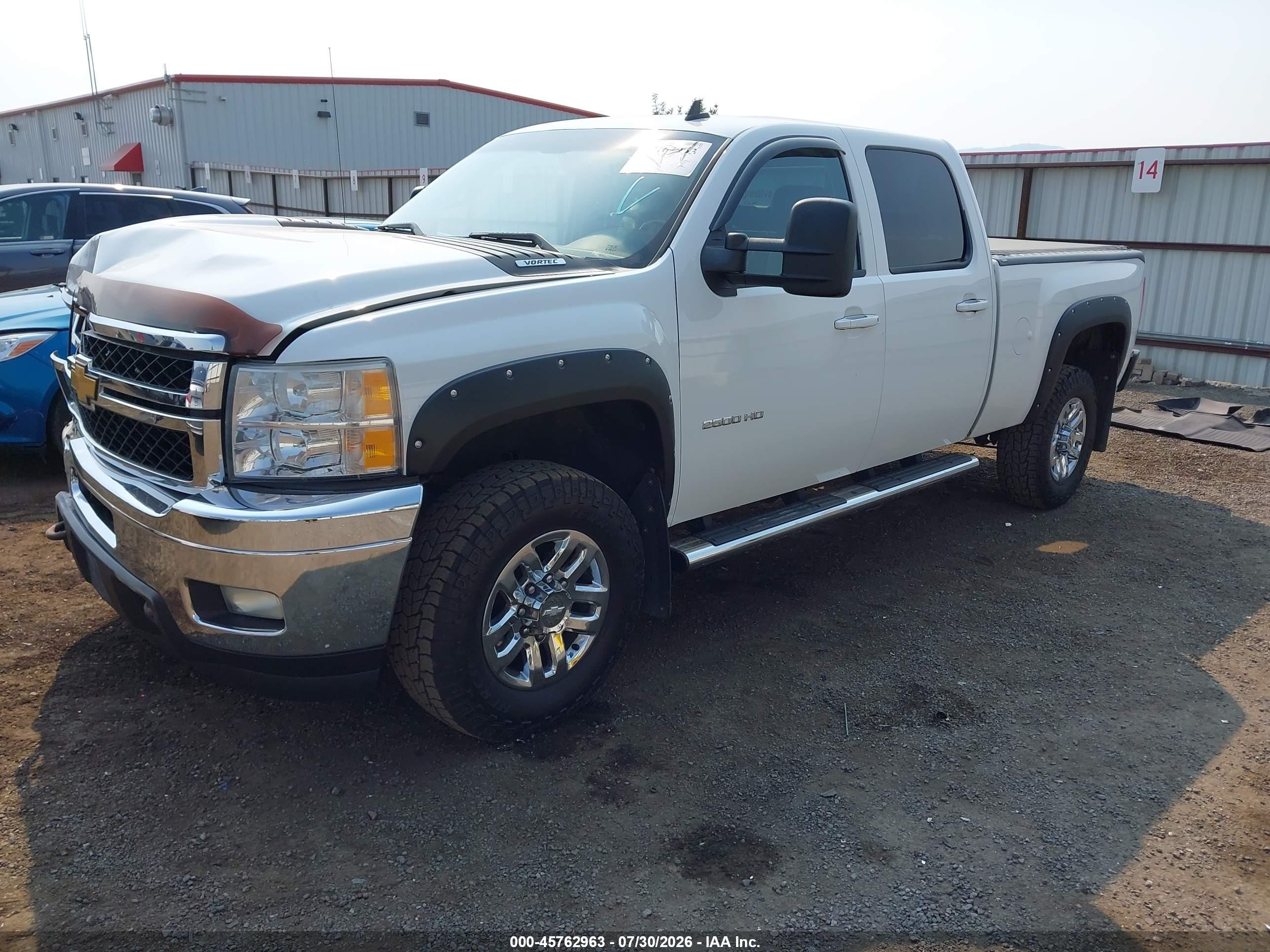 2013 Chevrolet Silverado 2500hd Ltz White vin: 1GC1KYCG6DF165415
