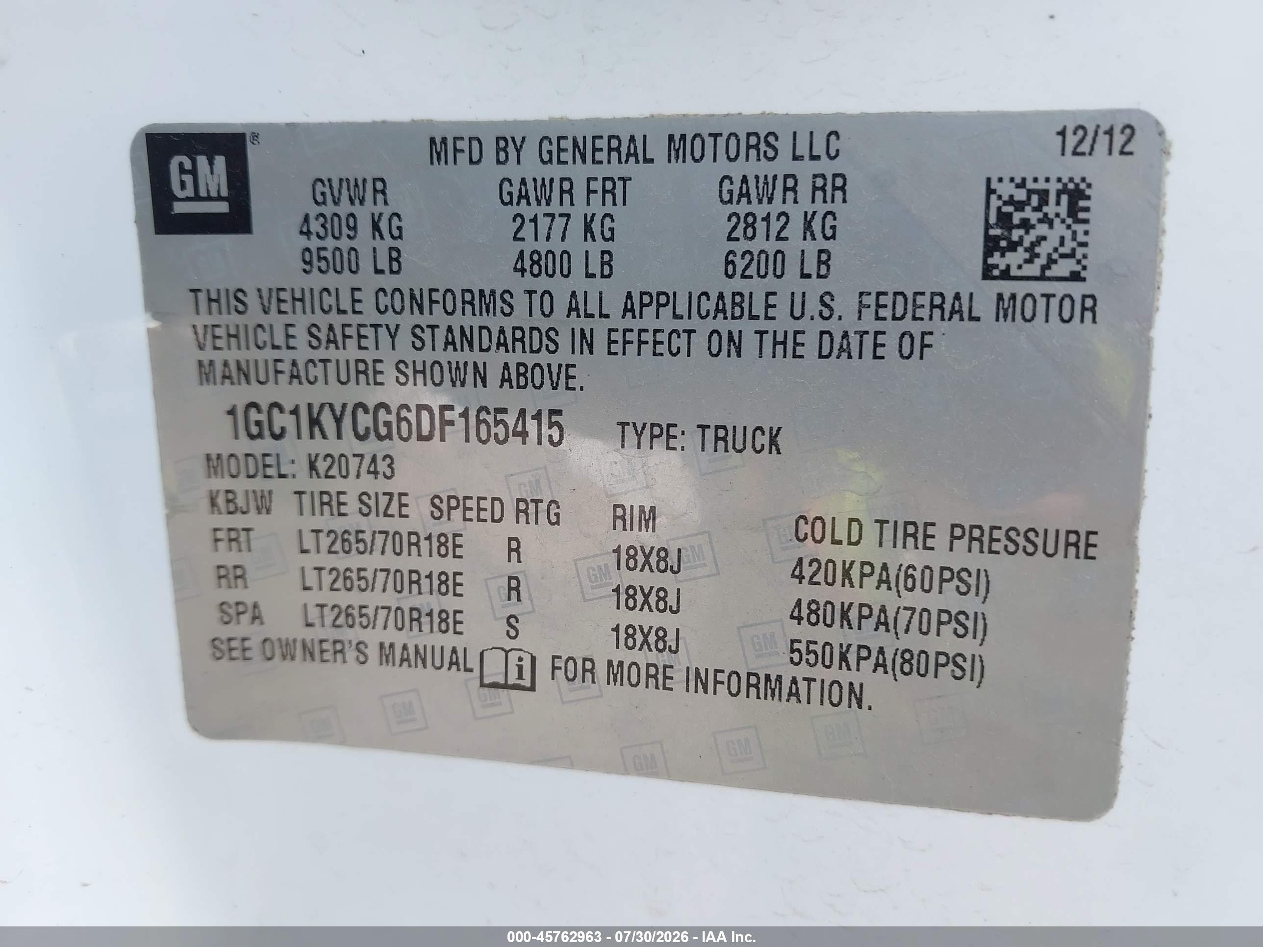 2013 Chevrolet Silverado 2500hd Ltz White vin: 1GC1KYCG6DF165415