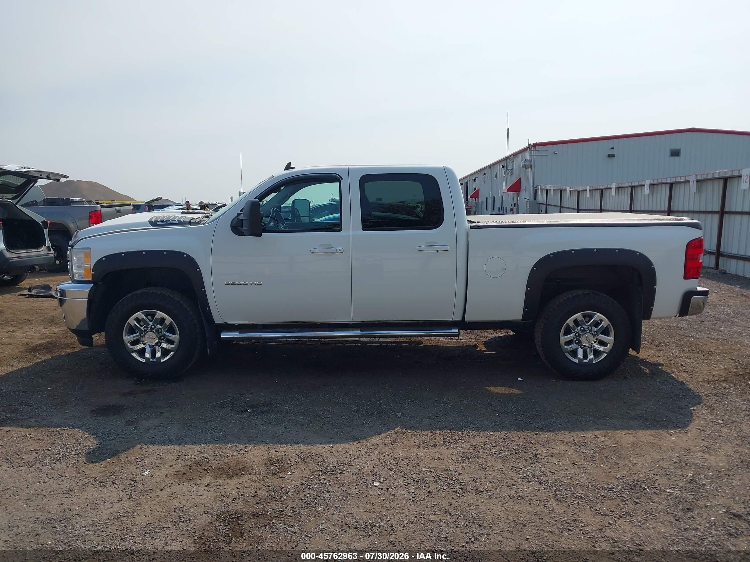 2013 Chevrolet Silverado 2500hd Ltz White vin: 1GC1KYCG6DF165415