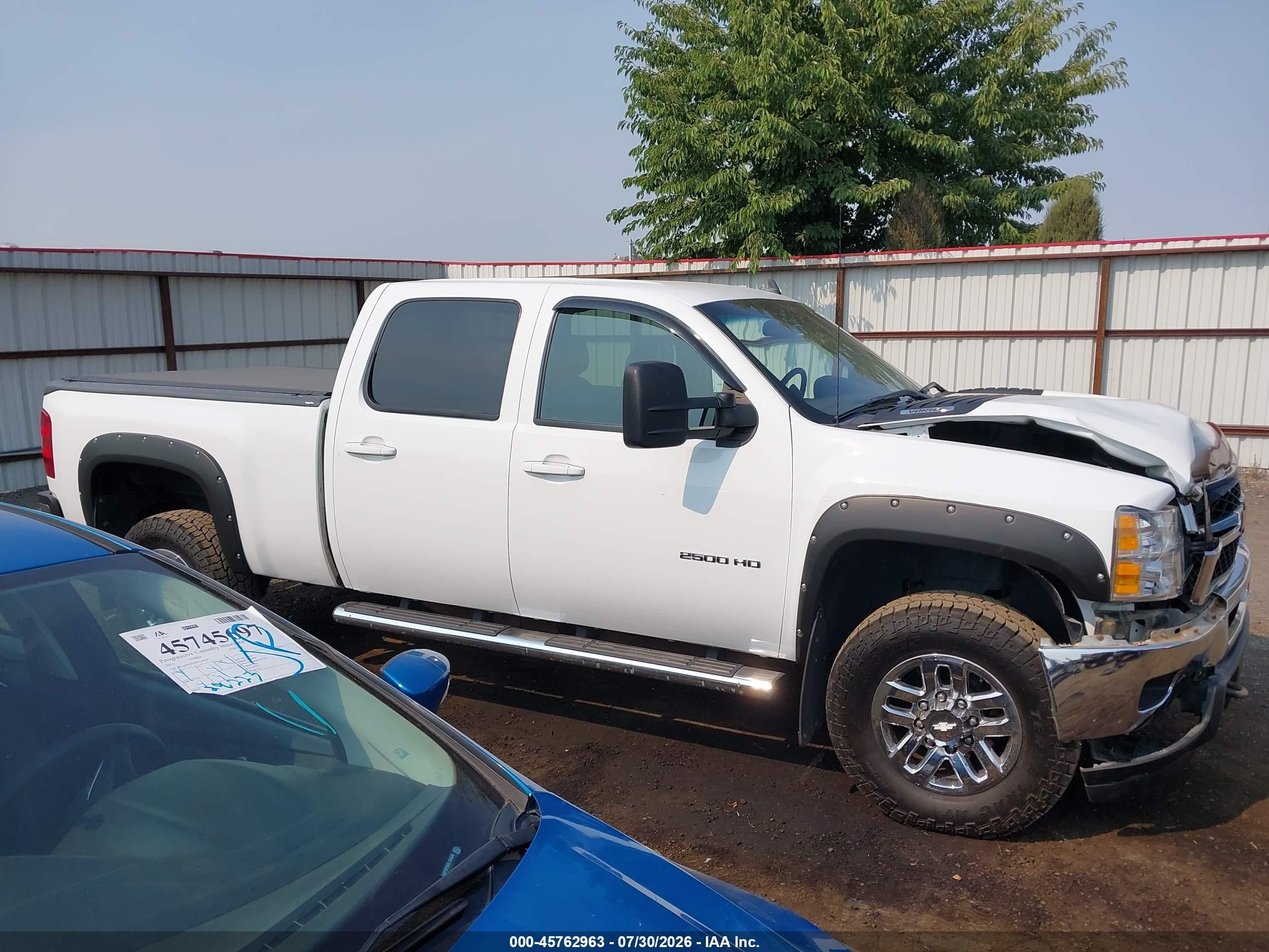 2013 Chevrolet Silverado 2500hd Ltz White vin: 1GC1KYCG6DF165415