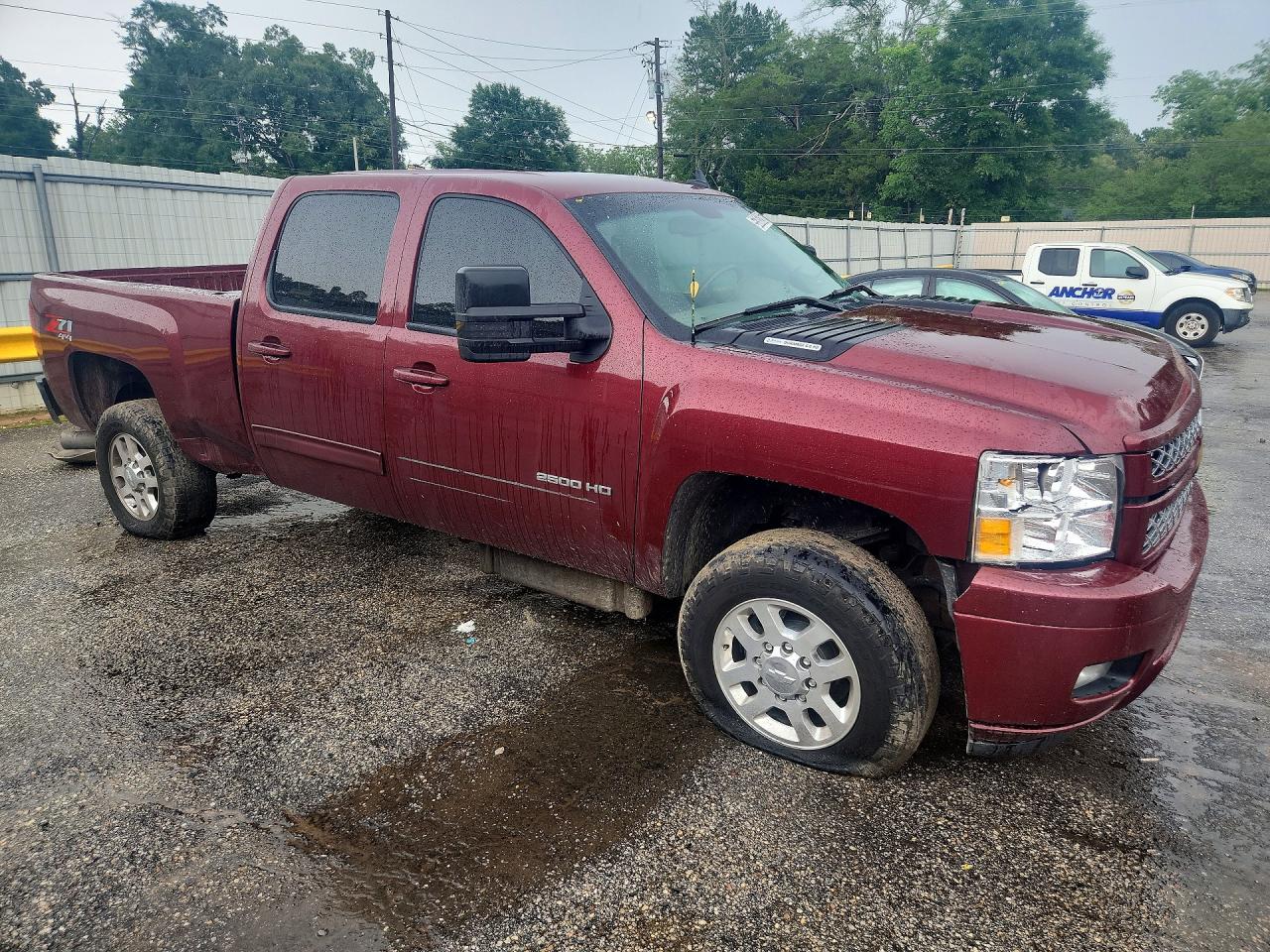 2013 Chevrolet Silverado K2500 Heavy Duty Ltz Maroon vin: 1GC1KYE80DF187092