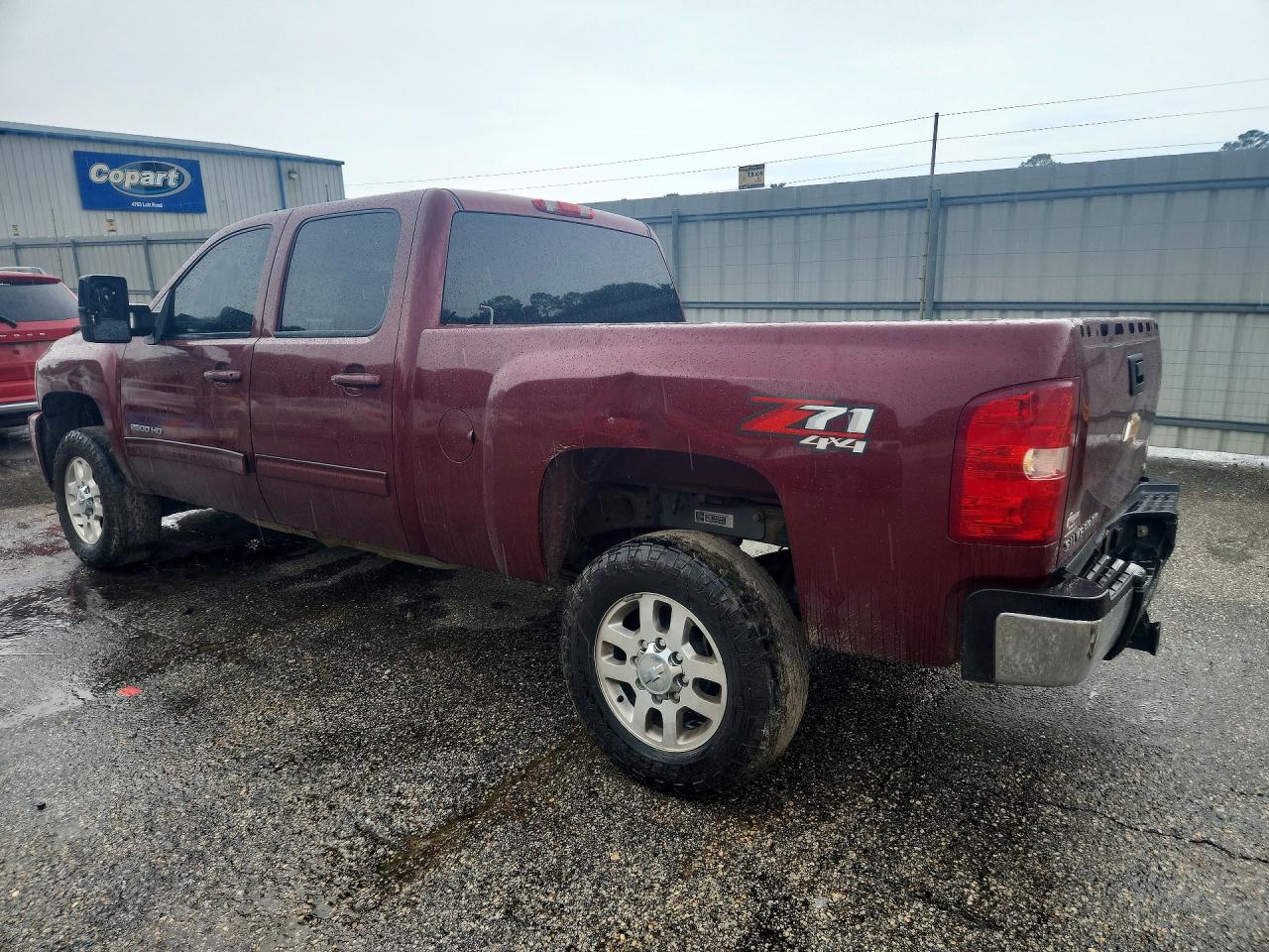 2013 Chevrolet Silverado K2500 Heavy Duty Ltz Maroon vin: 1GC1KYE80DF187092