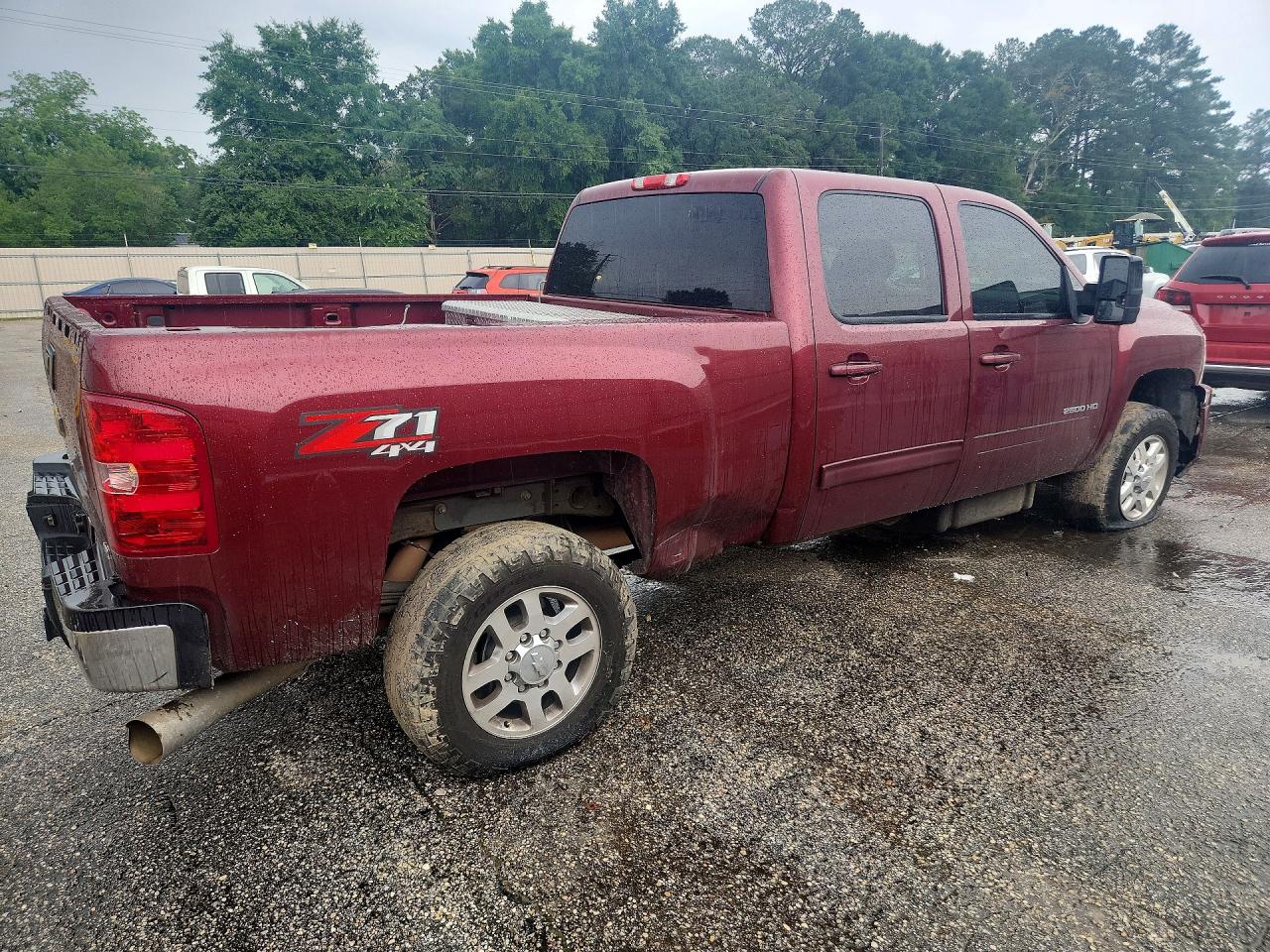 2013 Chevrolet Silverado K2500 Heavy Duty Ltz Maroon vin: 1GC1KYE80DF187092