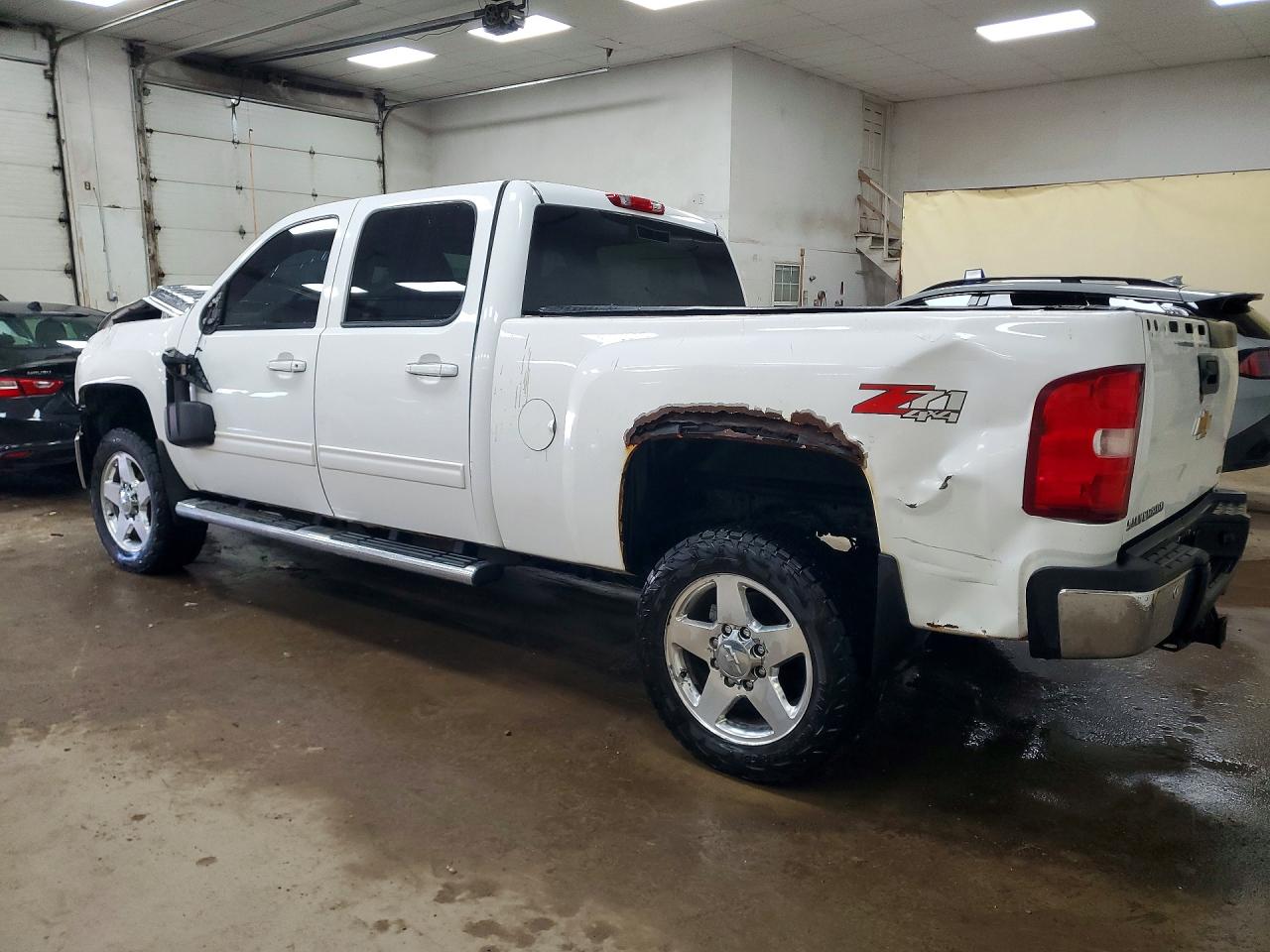 2012 Chevrolet Silverado K2500 Heavy Duty Ltz White vin: 1GC1KYE81CF145500