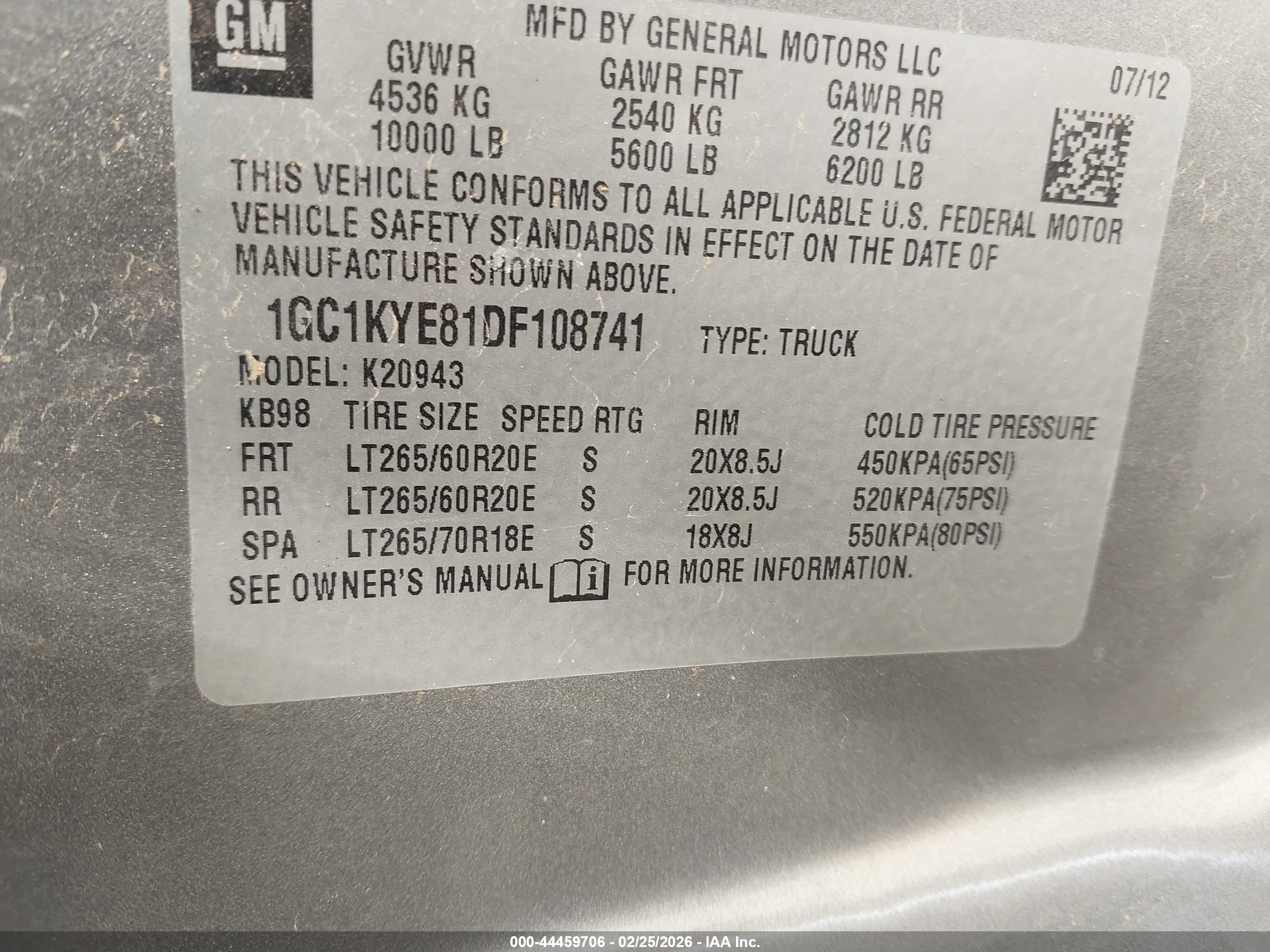 2013 Chevrolet Silverado 2500hd Ltz Серый vin: 1GC1KYE81DF108741