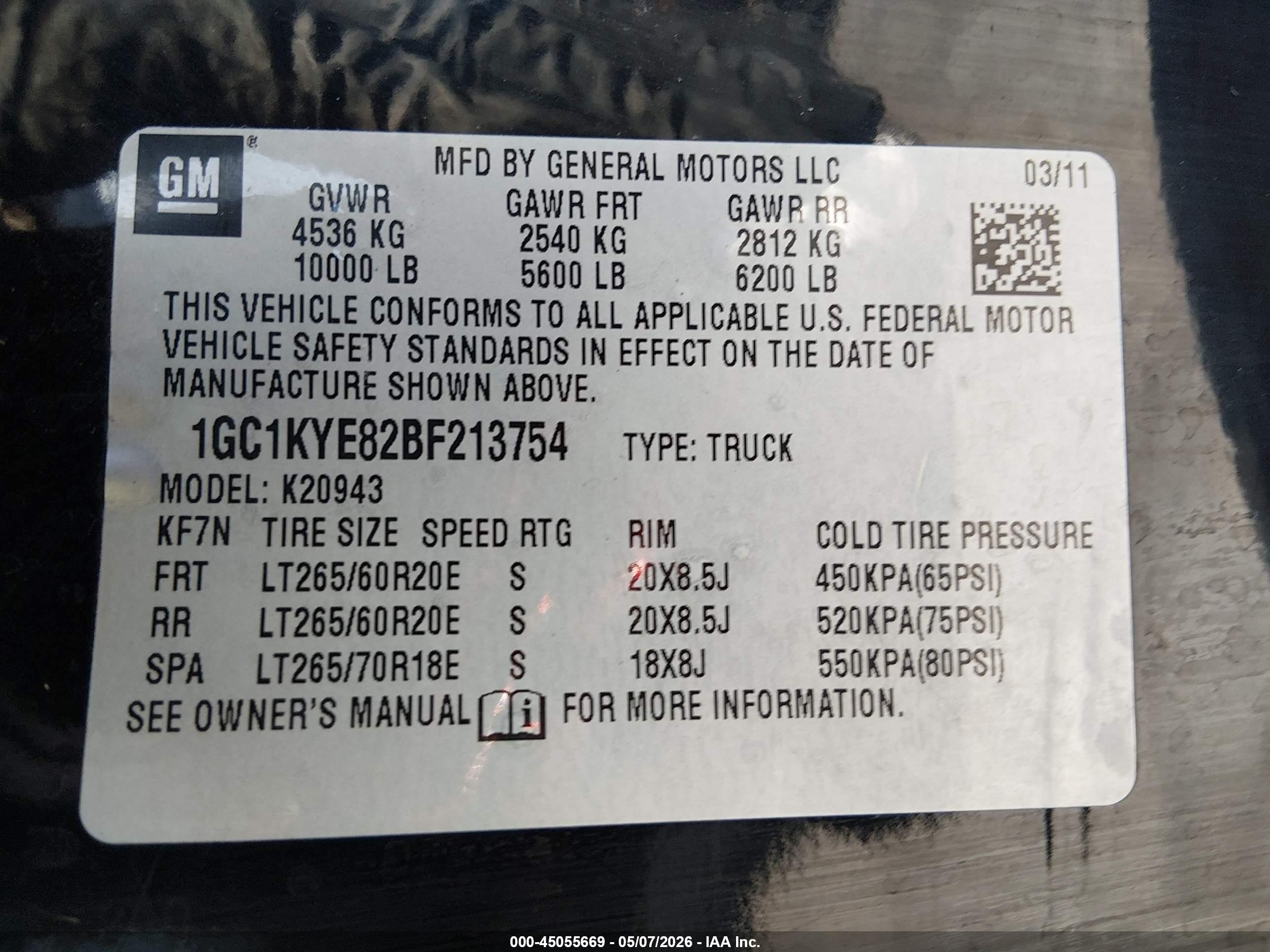 2011 Chevrolet Silverado 2500hd Ltz Black vin: 1GC1KYE82BF213754