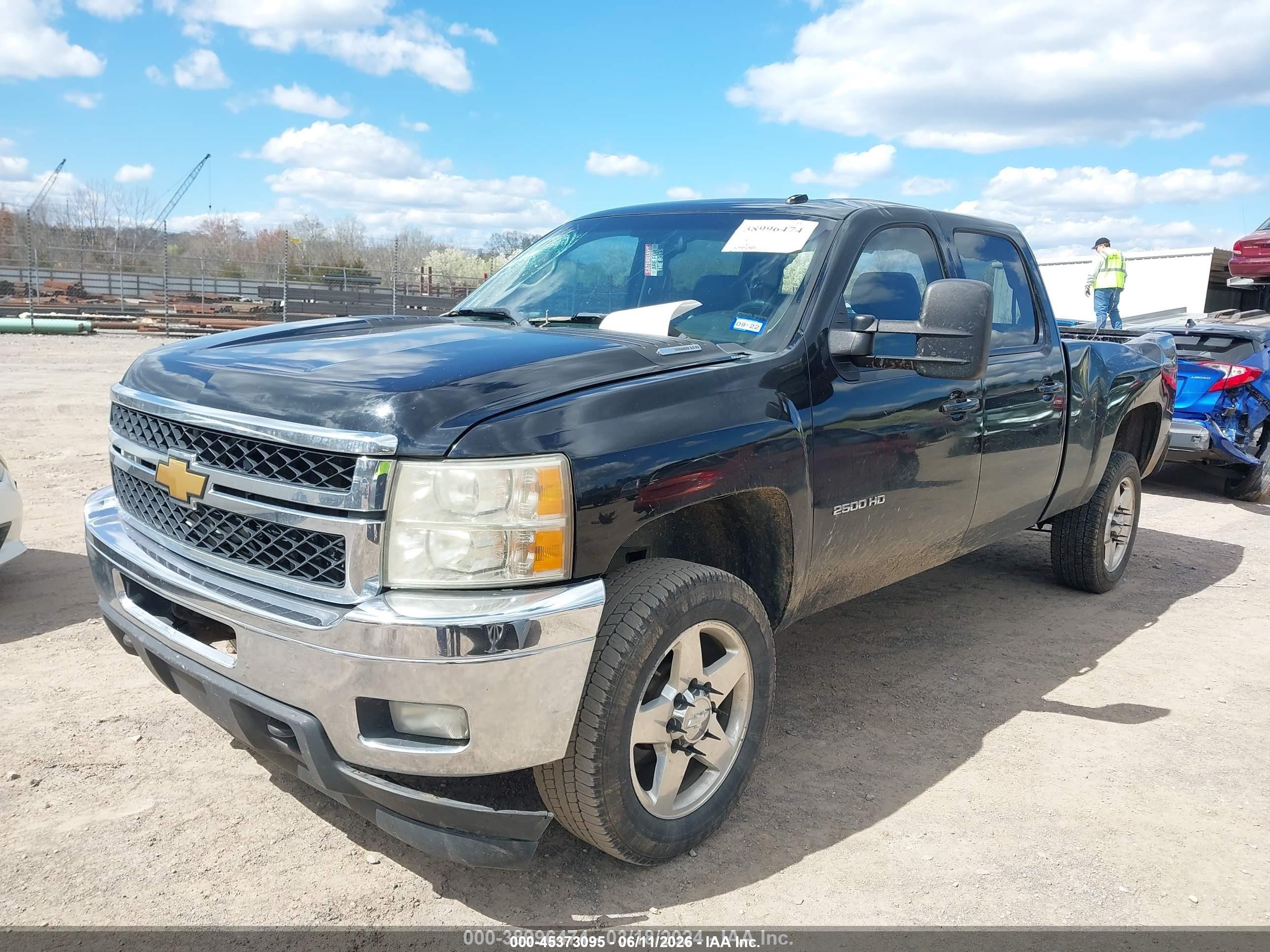 2012 Chevrolet Silverado 2500hd Ltz Black vin: 1GC1KYE82CF224481