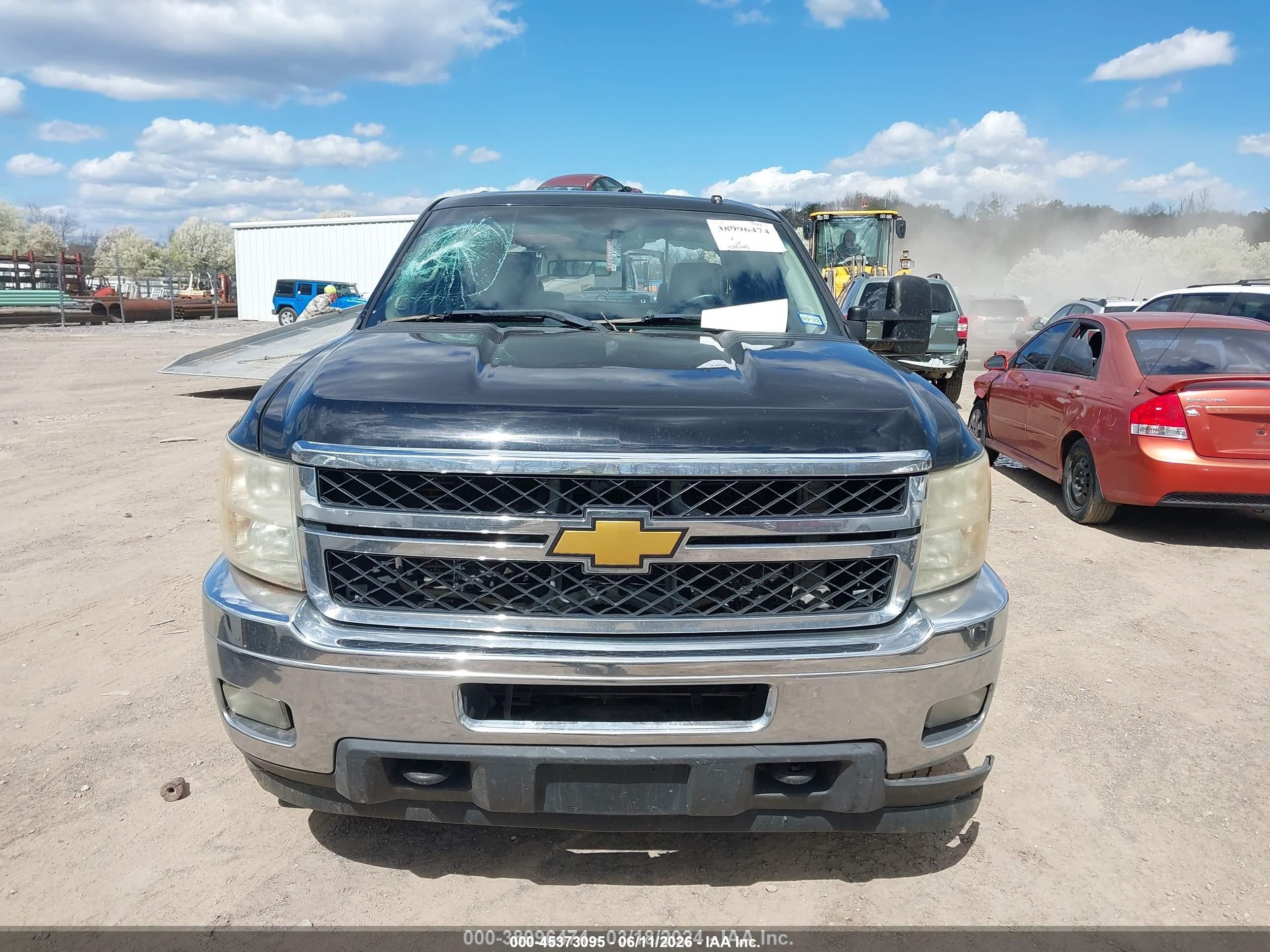 2012 Chevrolet Silverado 2500hd Ltz Black vin: 1GC1KYE82CF224481