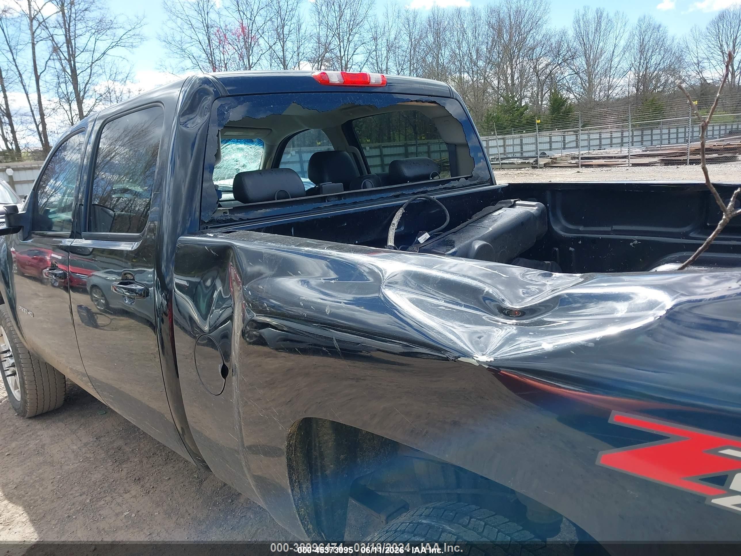 2012 Chevrolet Silverado 2500hd Ltz Black vin: 1GC1KYE82CF224481