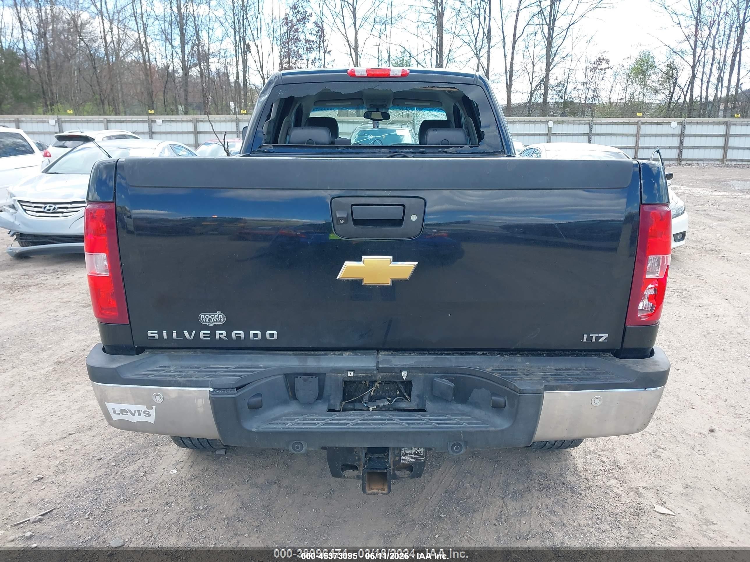2012 Chevrolet Silverado 2500hd Ltz Black vin: 1GC1KYE82CF224481