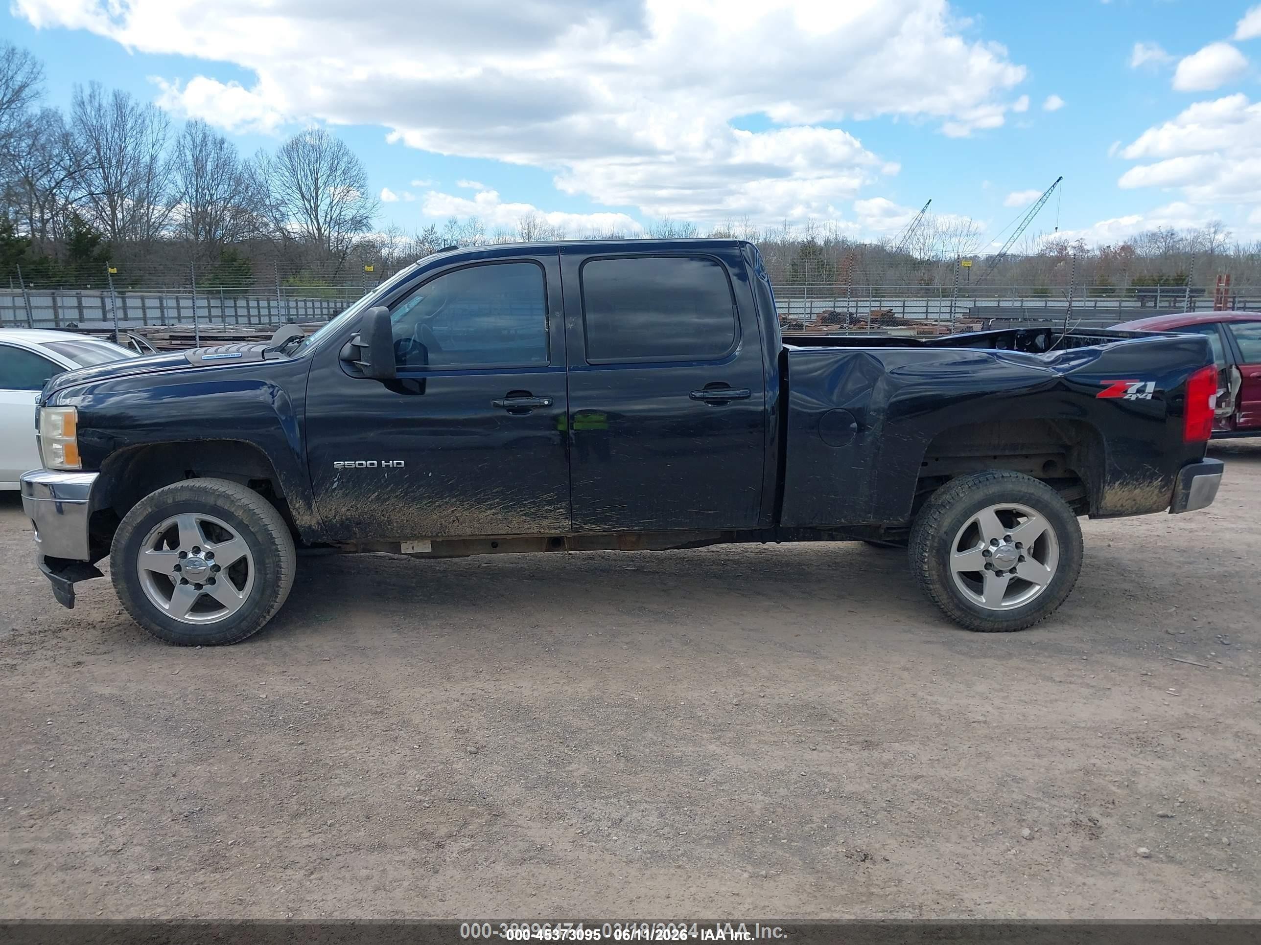 2012 Chevrolet Silverado 2500hd Ltz Black vin: 1GC1KYE82CF224481