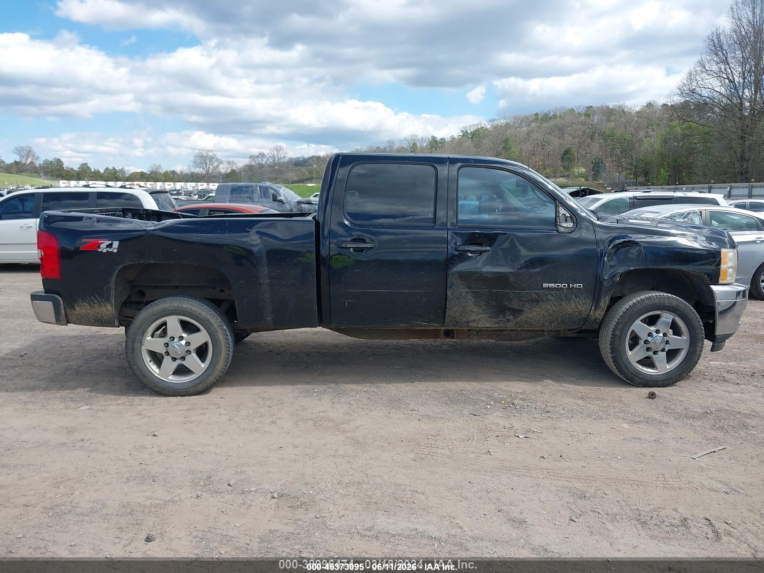2012 Chevrolet Silverado 2500hd Ltz Black vin: 1GC1KYE82CF224481