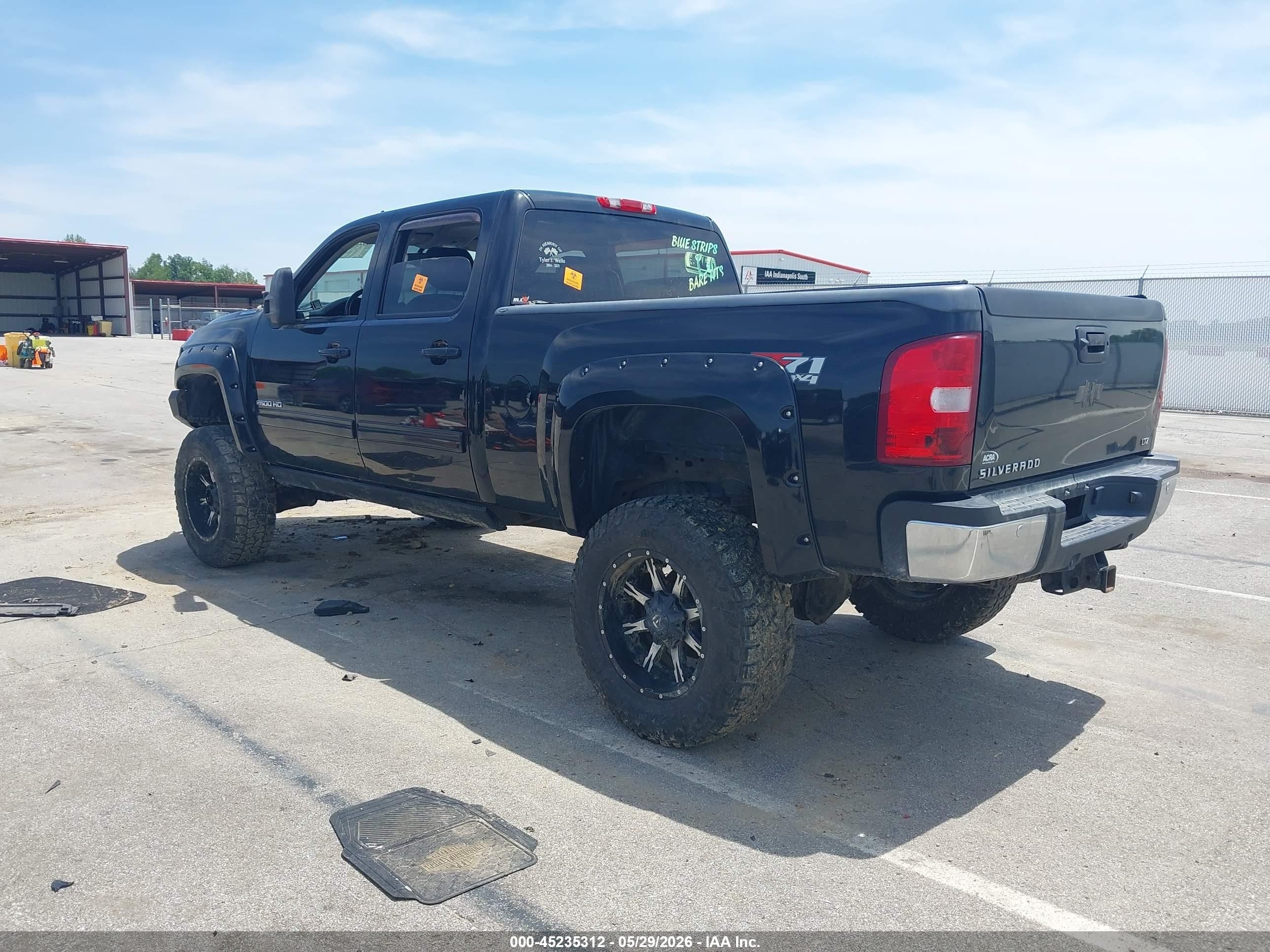 2013 Chevrolet Silverado 2500hd Ltz Black vin: 1GC1KYE82DF164669