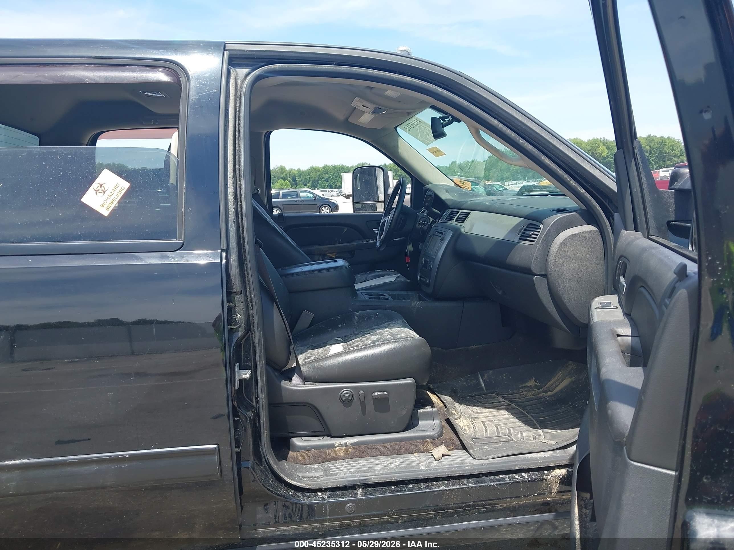 2013 Chevrolet Silverado 2500hd Ltz Black vin: 1GC1KYE82DF164669