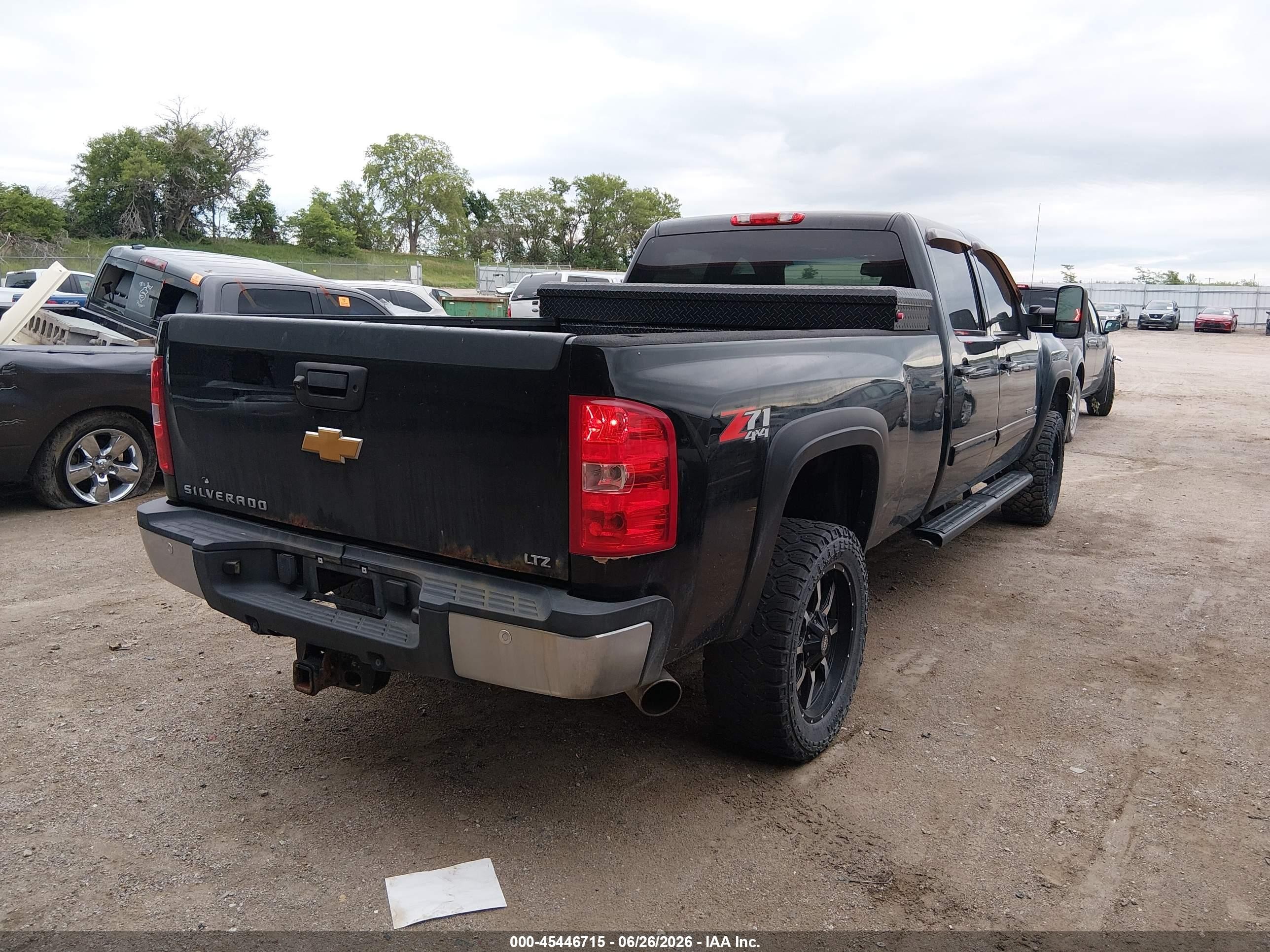 2014 Chevrolet Silverado 2500hd Ltz Black vin: 1GC1KYE82EF187208